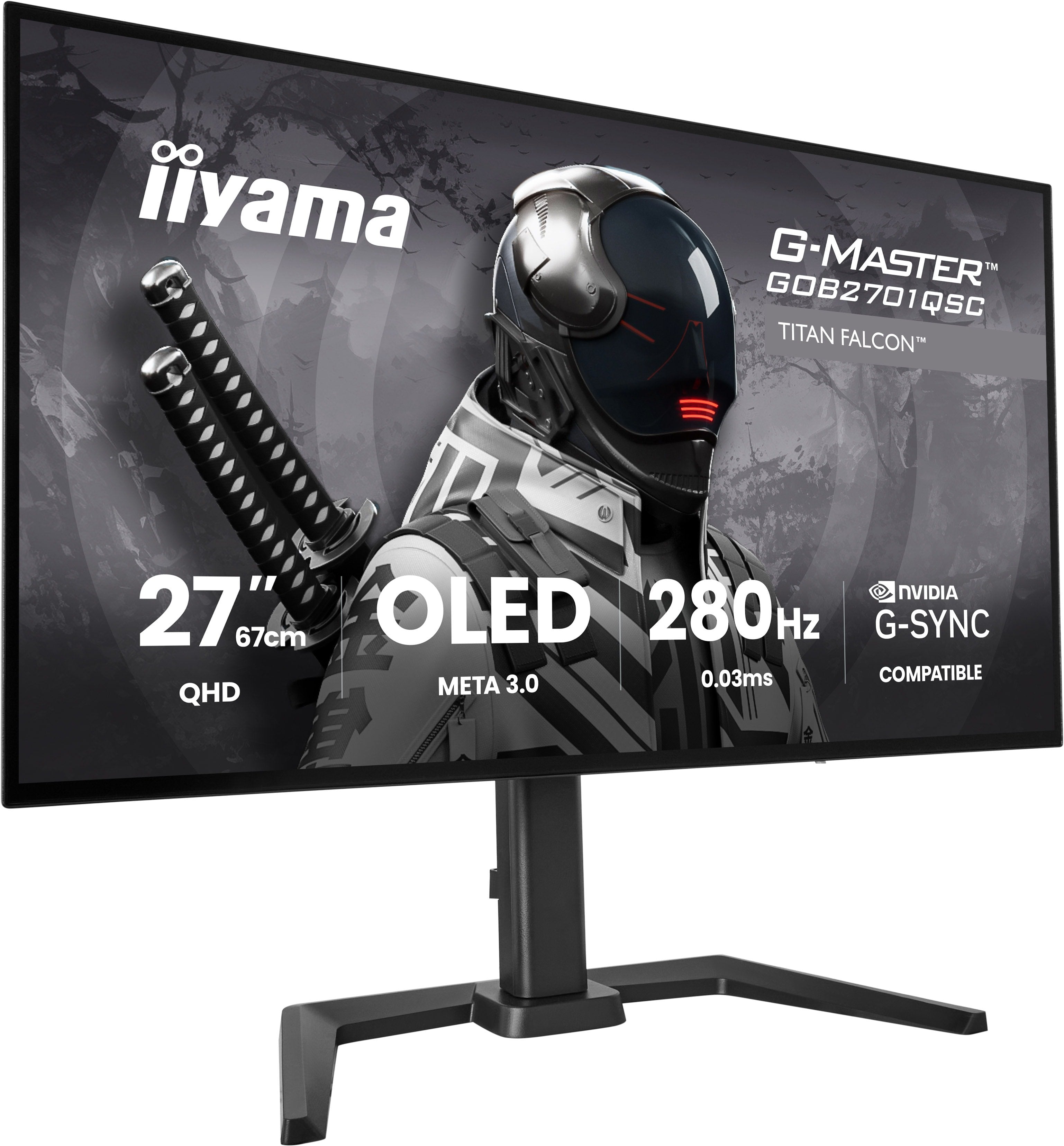 EAN 4948570127948 - iiyama G-MASTER GOB2701QSC-B1 pantalla para PC 68,6 cm (27") 2560 x 1440 Pixeles Negro imagen 4