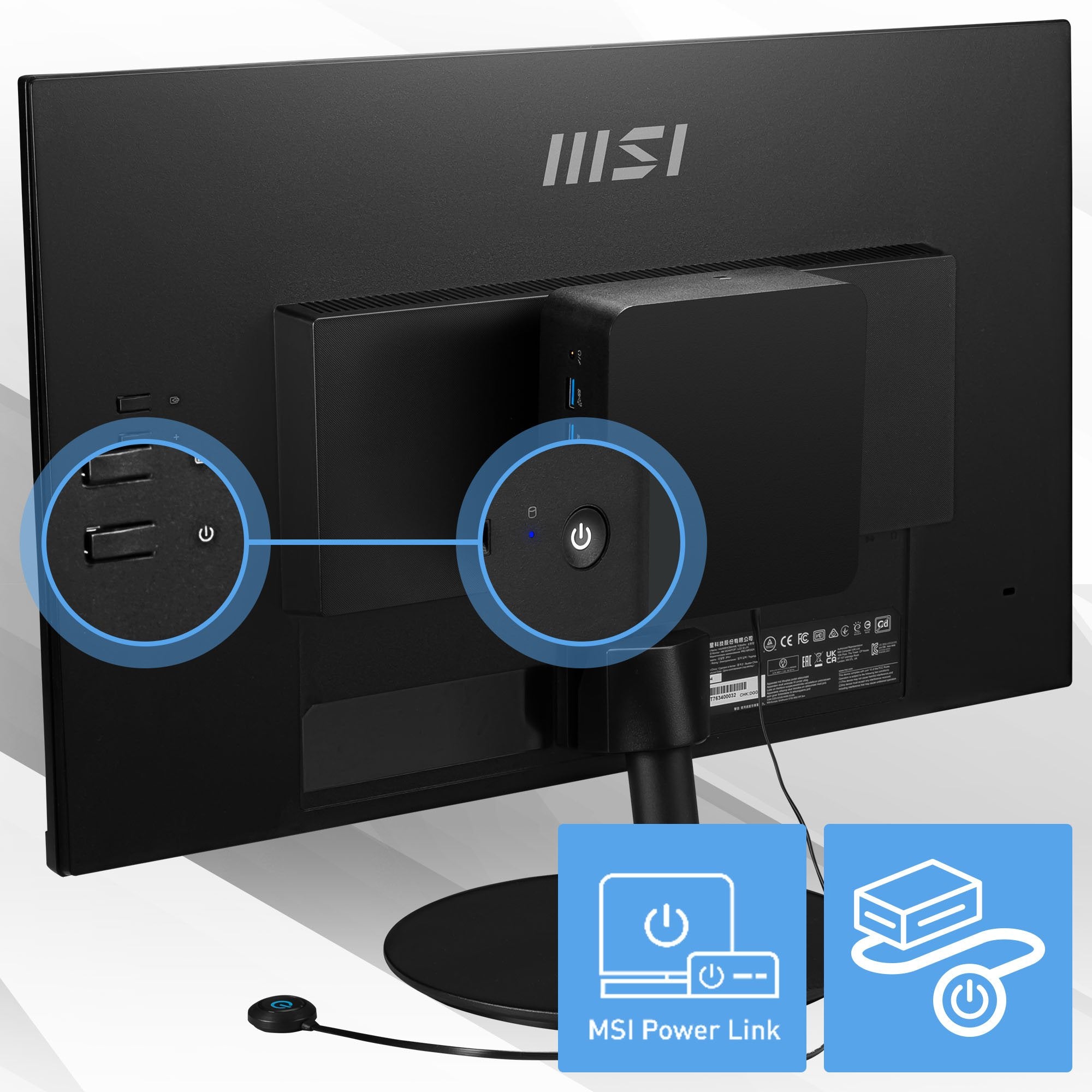 EAN 4711377264402 - MSI Cubi NUC 1MG-014BEU Mini PC Negro 100U Intel® SoC imagen 9
