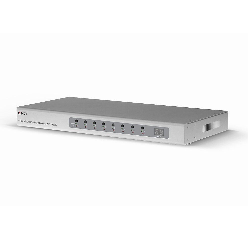Switch Kvm Lindy Combo Vga, Usb Y Ps / 2 De 8 Puertos