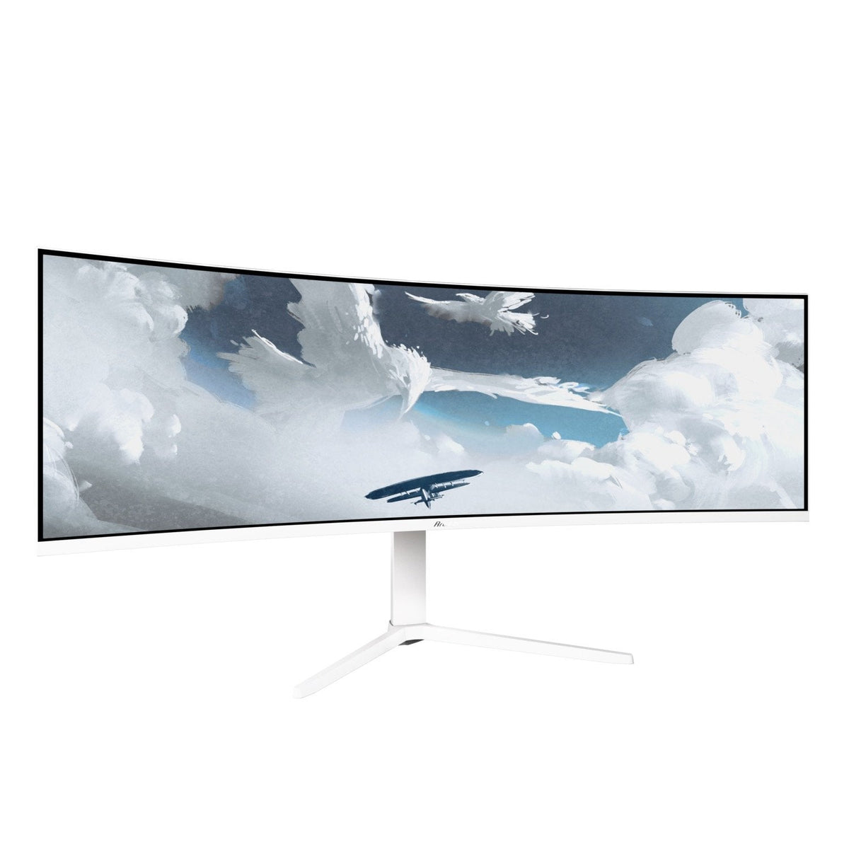 Arozzi Tft Nova Curved Blanco - Pantalla Plana (Tft/Lcd) - 124,5 Cm