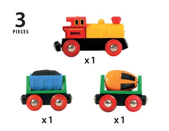 Brio World World Zug Con Locomotora De Batería, Vehículo De Juego 33319