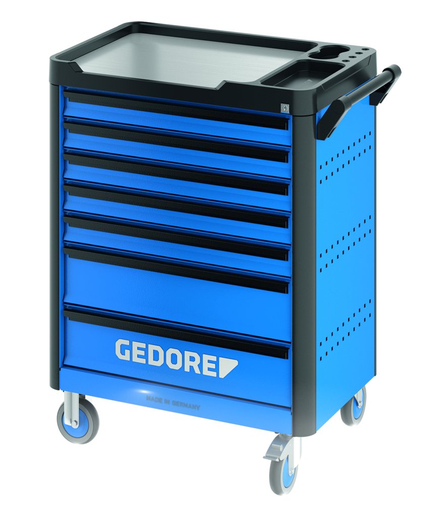 Carro De Herramientas Gedore Workster Highline Azul/Negro, Incluye 147 Herramientas 3082105