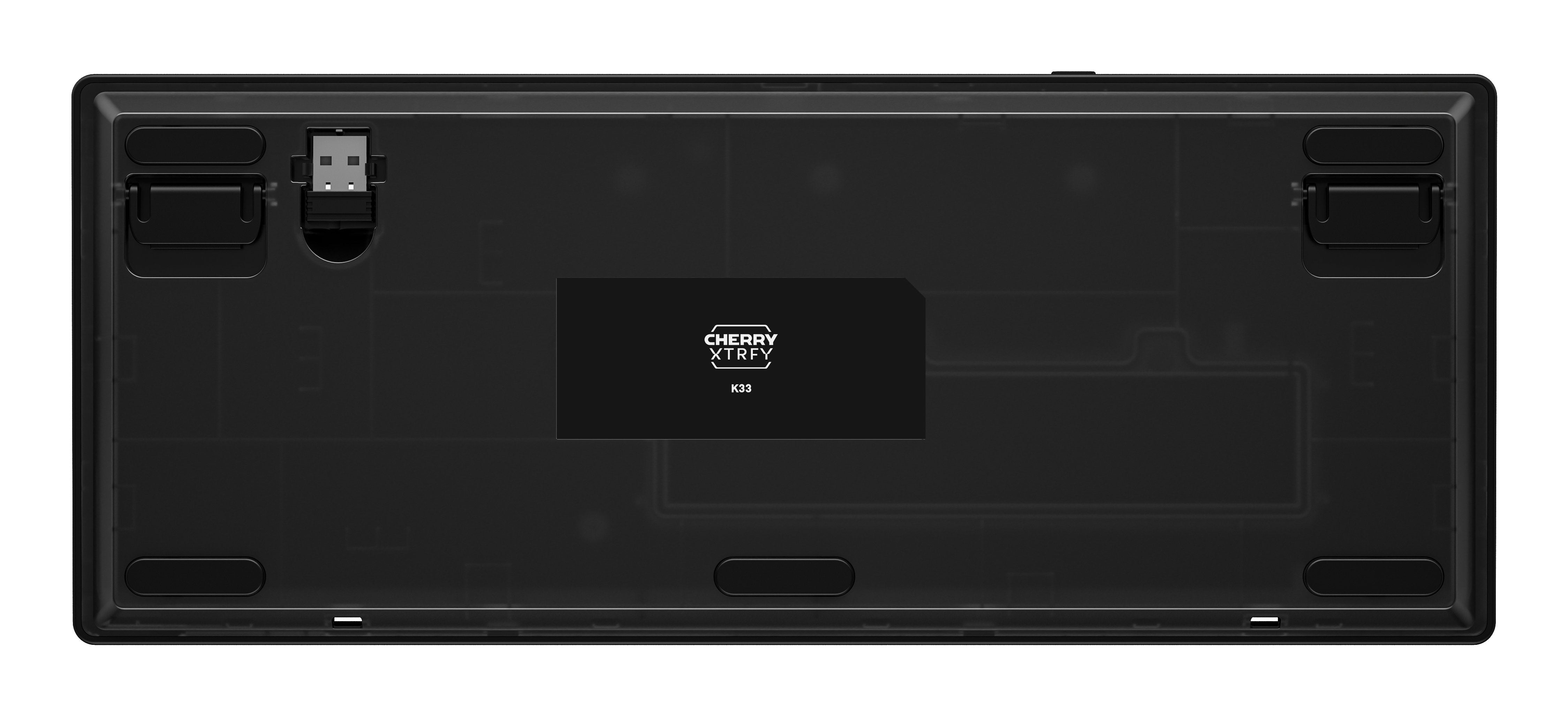K33 Compact - Fs Keyboard - Wireless -Qwerty - Black