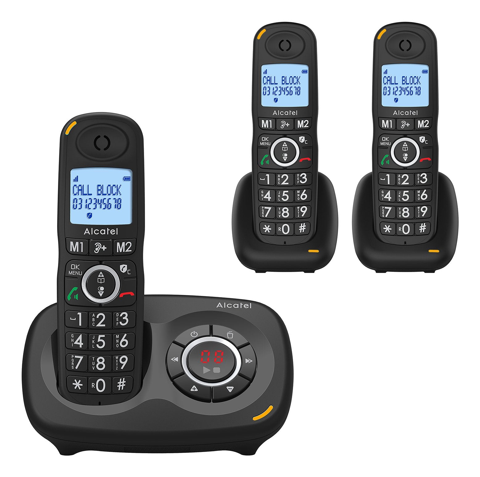 EAN 3700601427103 - Alcatel XL595B Voice Trio Teléfono DECT Identificador de llamadas Negro imagen 1