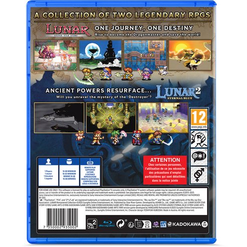 Juego Lunar Remastered Collct. Playstation 4