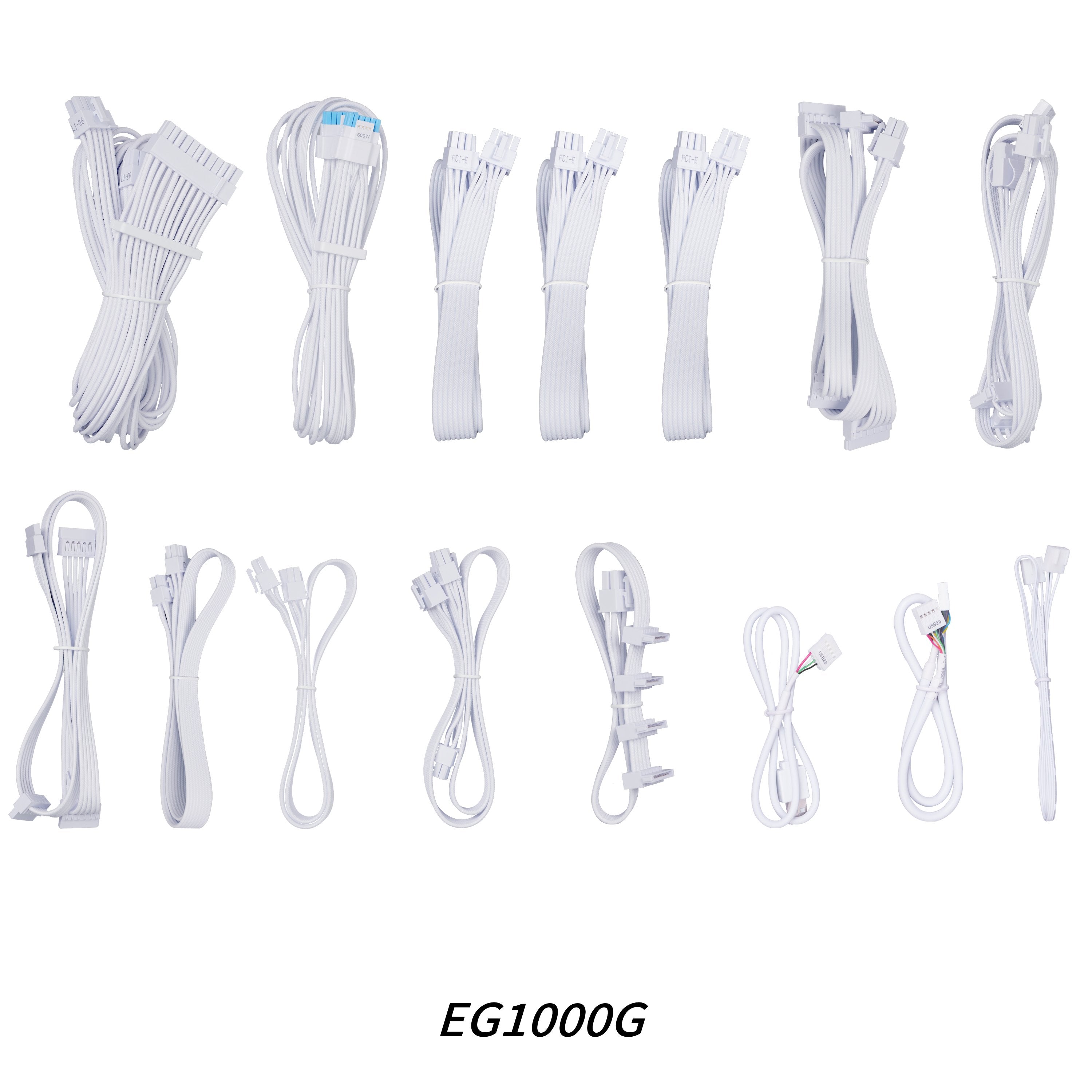 EAN 4718466016133 - Lian Li EG1000G unidad de fuente de alimentación 1000 W 20+4 pin ATX ATX Blanco imagen 11