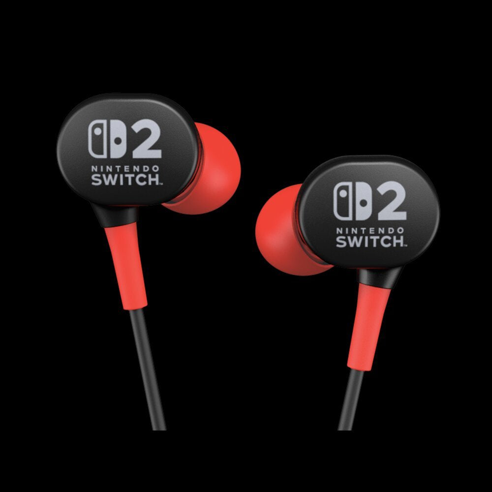 EAN 0617885154317 - PowerA Wired Earbuds for Nintendo Switch 2 Auriculares Alámbrico Dentro de oído Juego Negro, Rojo imagen 1