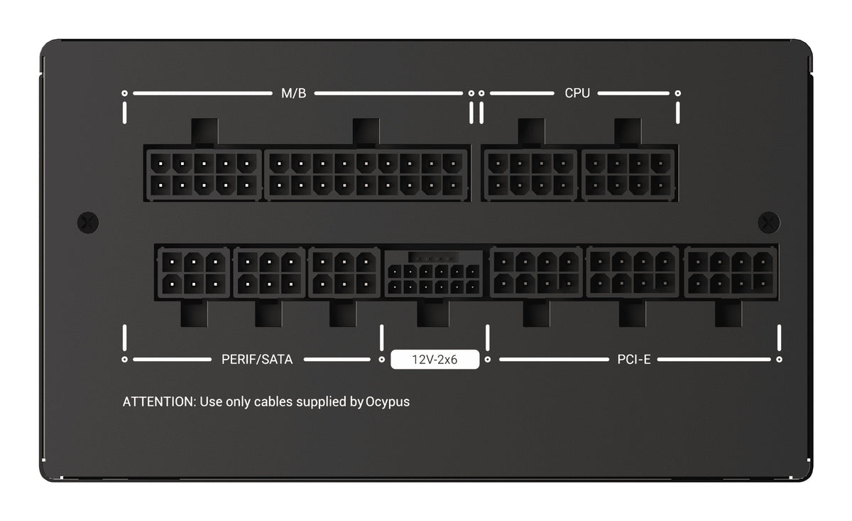 Ocypus Iota P750 Negro (Negro, 1x 12-Pin High Power Gpu, 3x Pcie, Gestión De Cables, 750 Watt) Iota-P750-G1ffbk024x-Eu