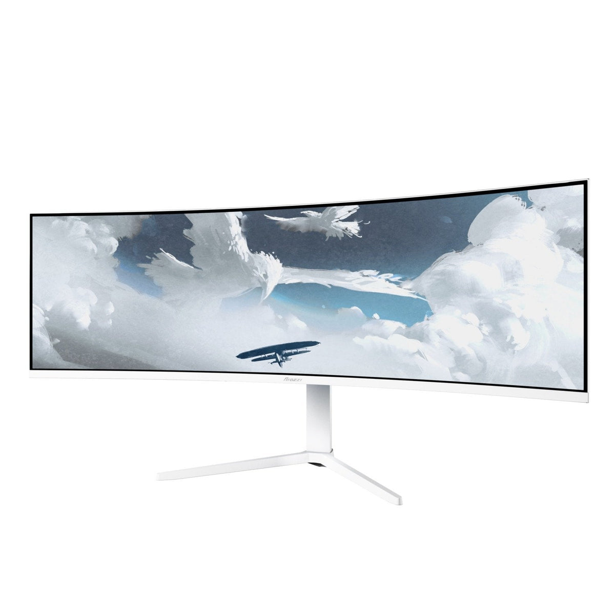Arozzi Tft Nova Curved Blanco - Pantalla Plana (Tft/Lcd) - 124,5 Cm