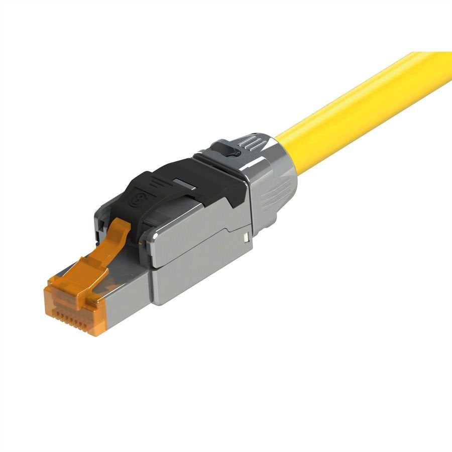 Roline S Ftp- Pimf- Cable De Red Kat.8 Class I Lsoh Massivdraht Gelb 1m