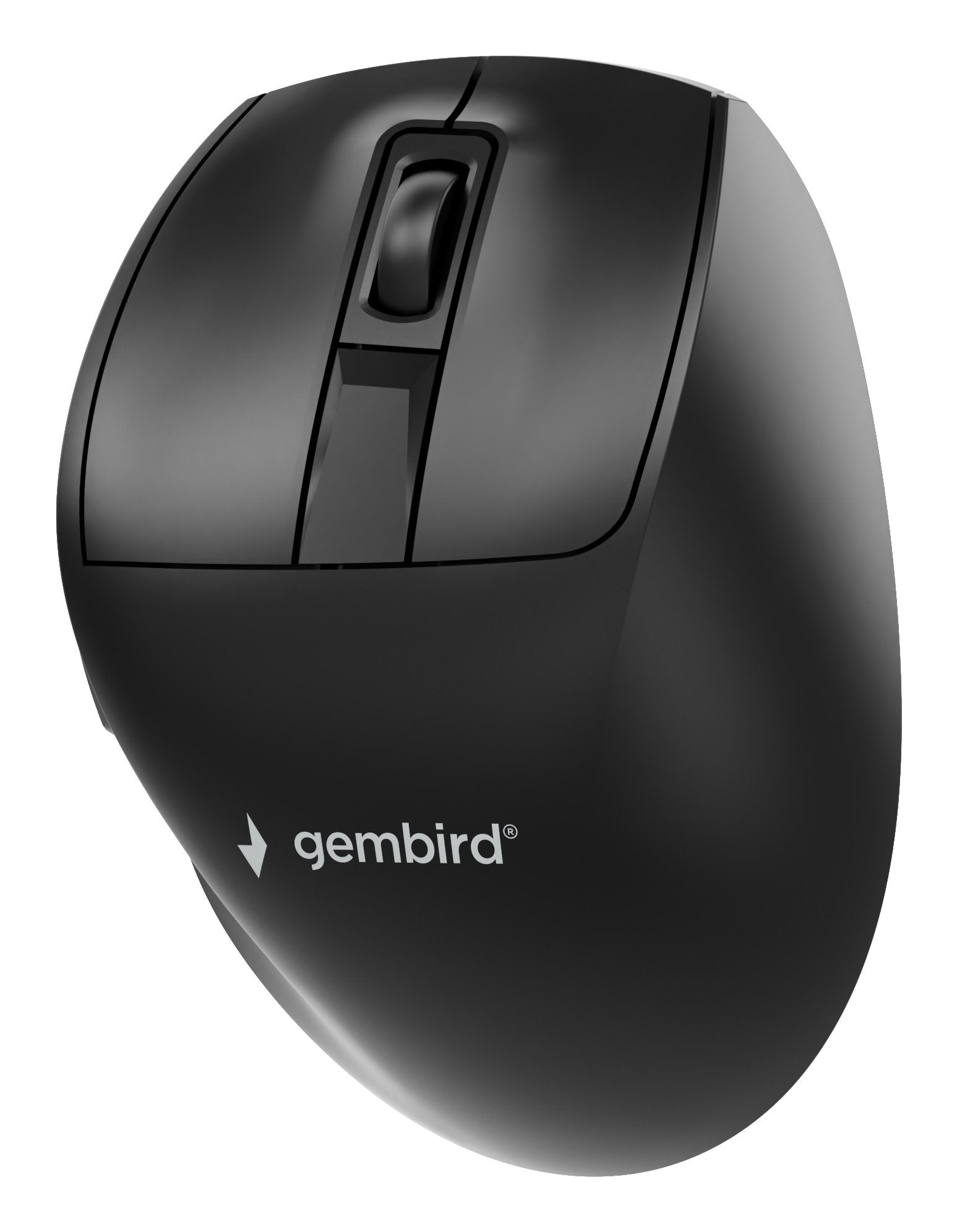 Gembird Triple-Mode 9-Button Wireless Ergonomic Mouse Bt 2.4g And Usb 2400dpi Black