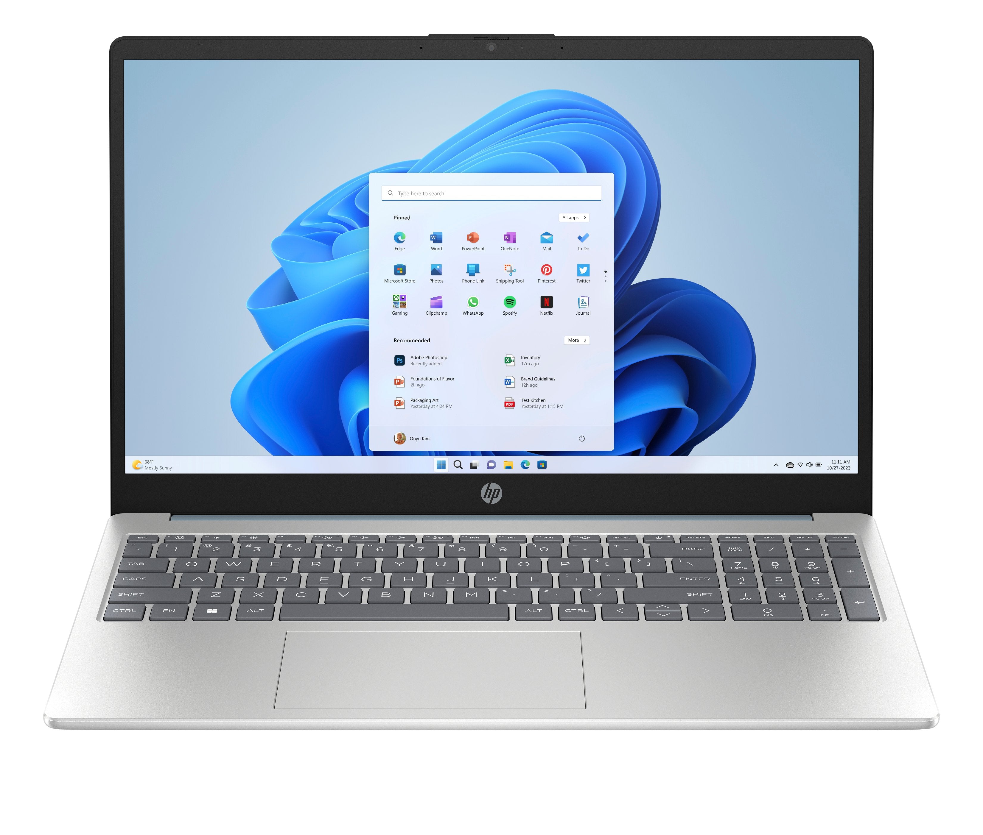 EAN 0198990030432 - HP 15-fd0175ns Intel® Celeron® N100 Portátil 39,6 cm (15.6") Full HD 8 GB DDR4-SDRAM 512 GB SSD Wi-Fi 6 ( imagen 1