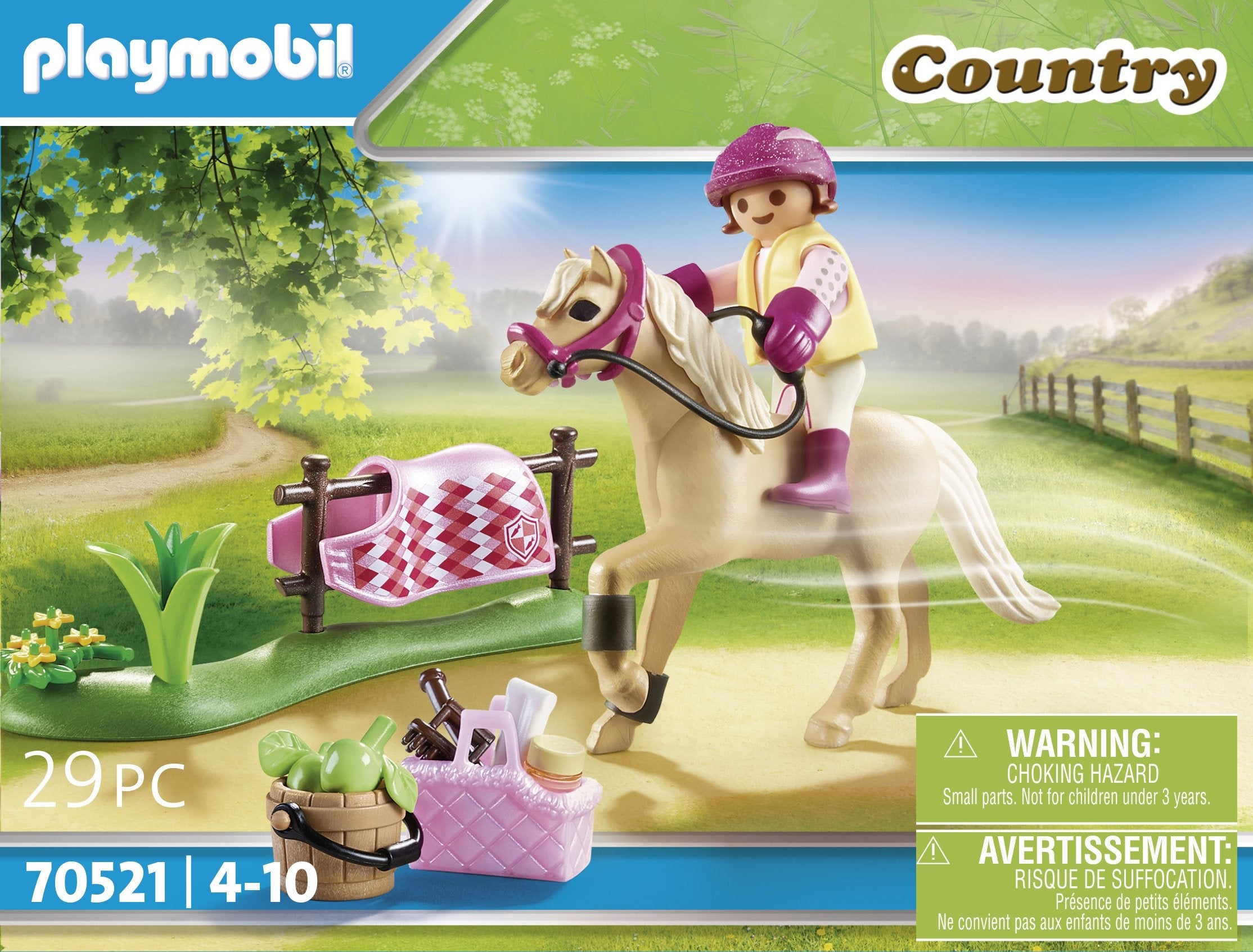 Playmobil 70521 Coleccionable Poni De Equitacion Aleman