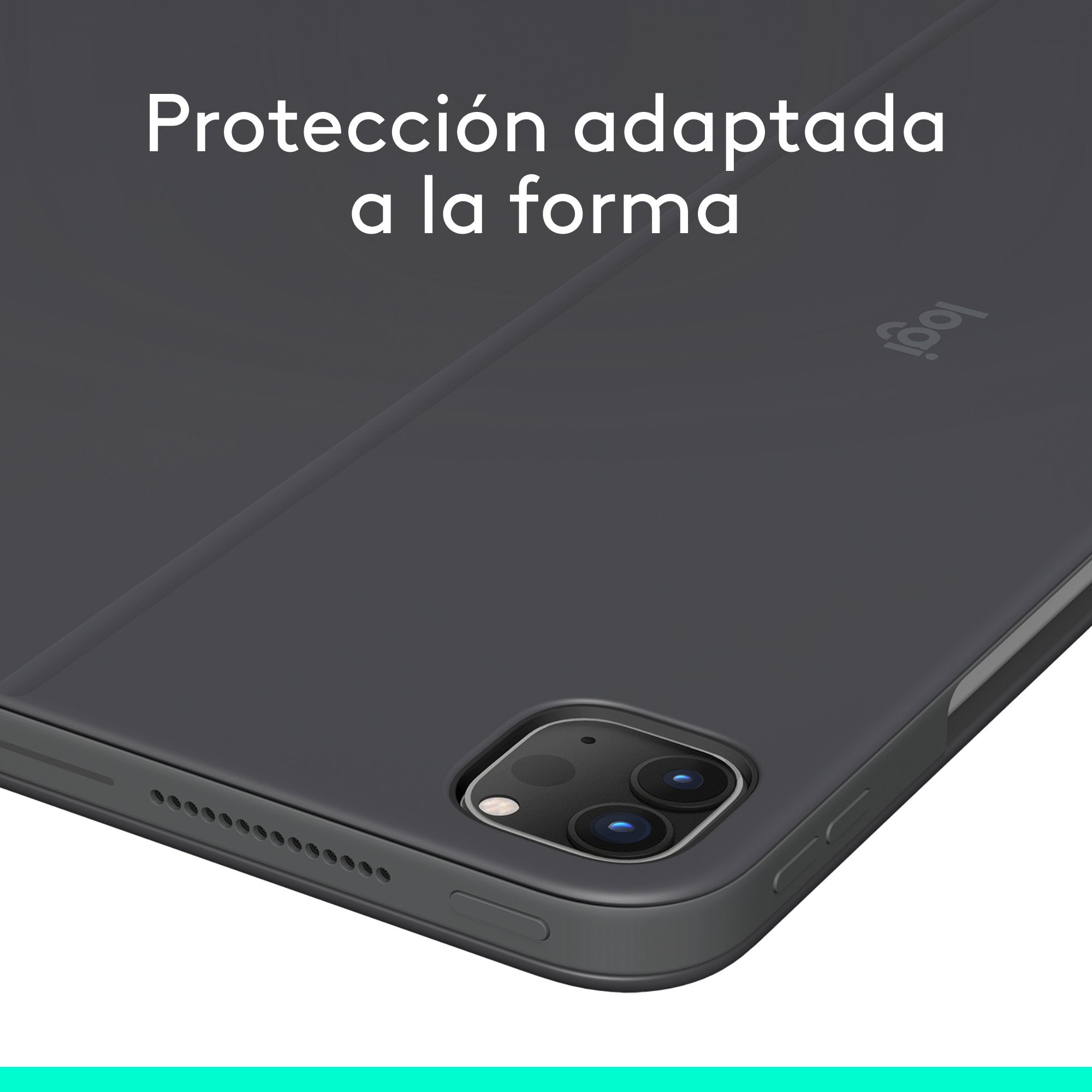 Logitech Combo Touch Caja De Teclado Y Folio Con Panel Táctil Retroiluminación Apple Smart Connector Qwerty Español Grafito Para Apple 13-Inch Ipad Pro (M4)