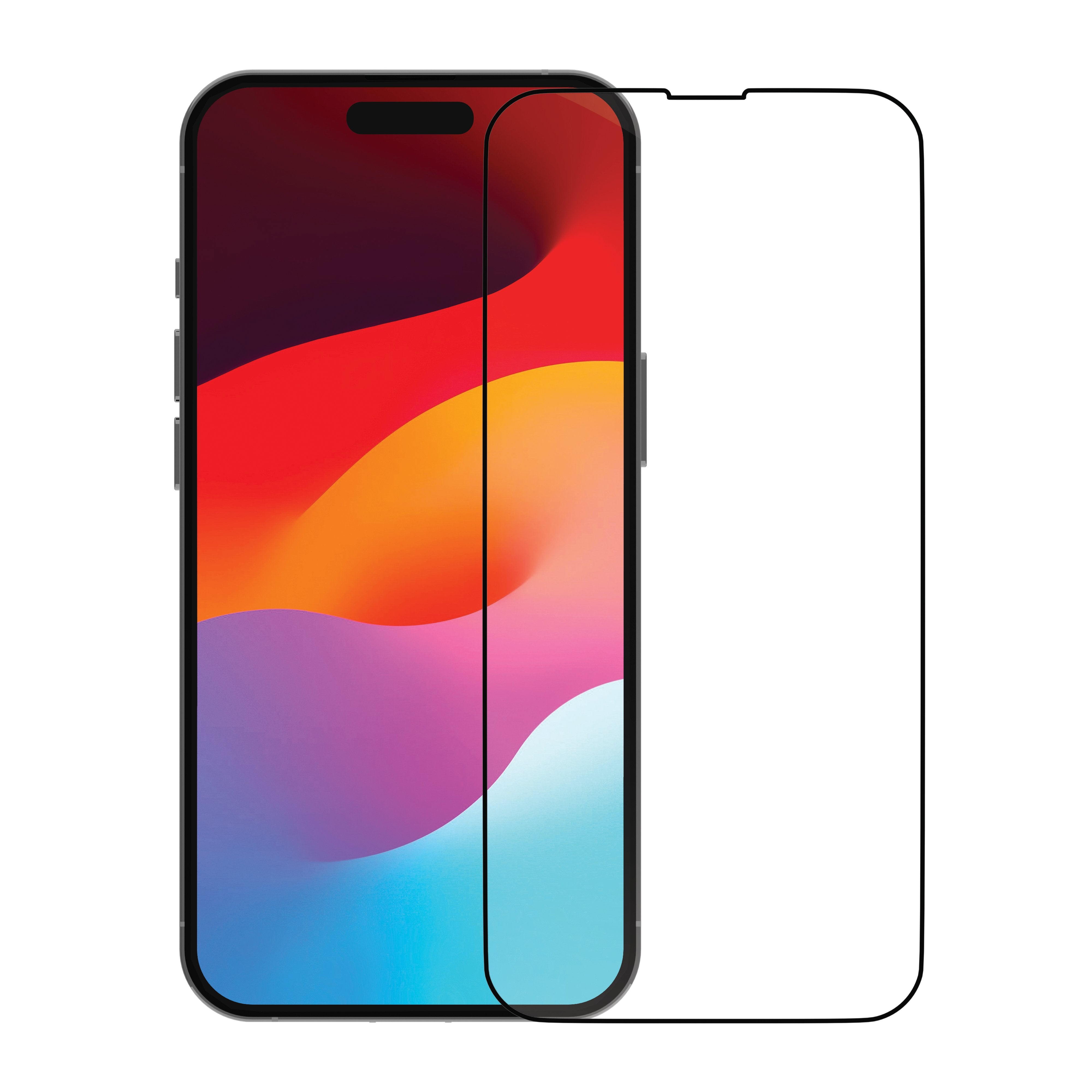 Bulk Ecoshield Iphone 15 Pro,  Black Edge