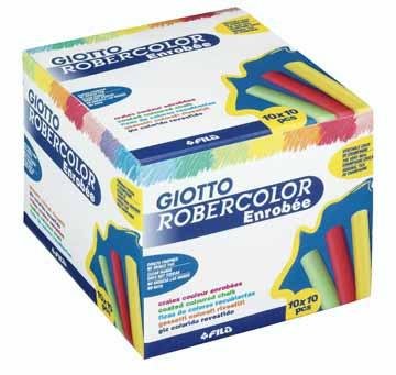 Giotto Tiza Robercolor Azul Antipolvo Caja De 100