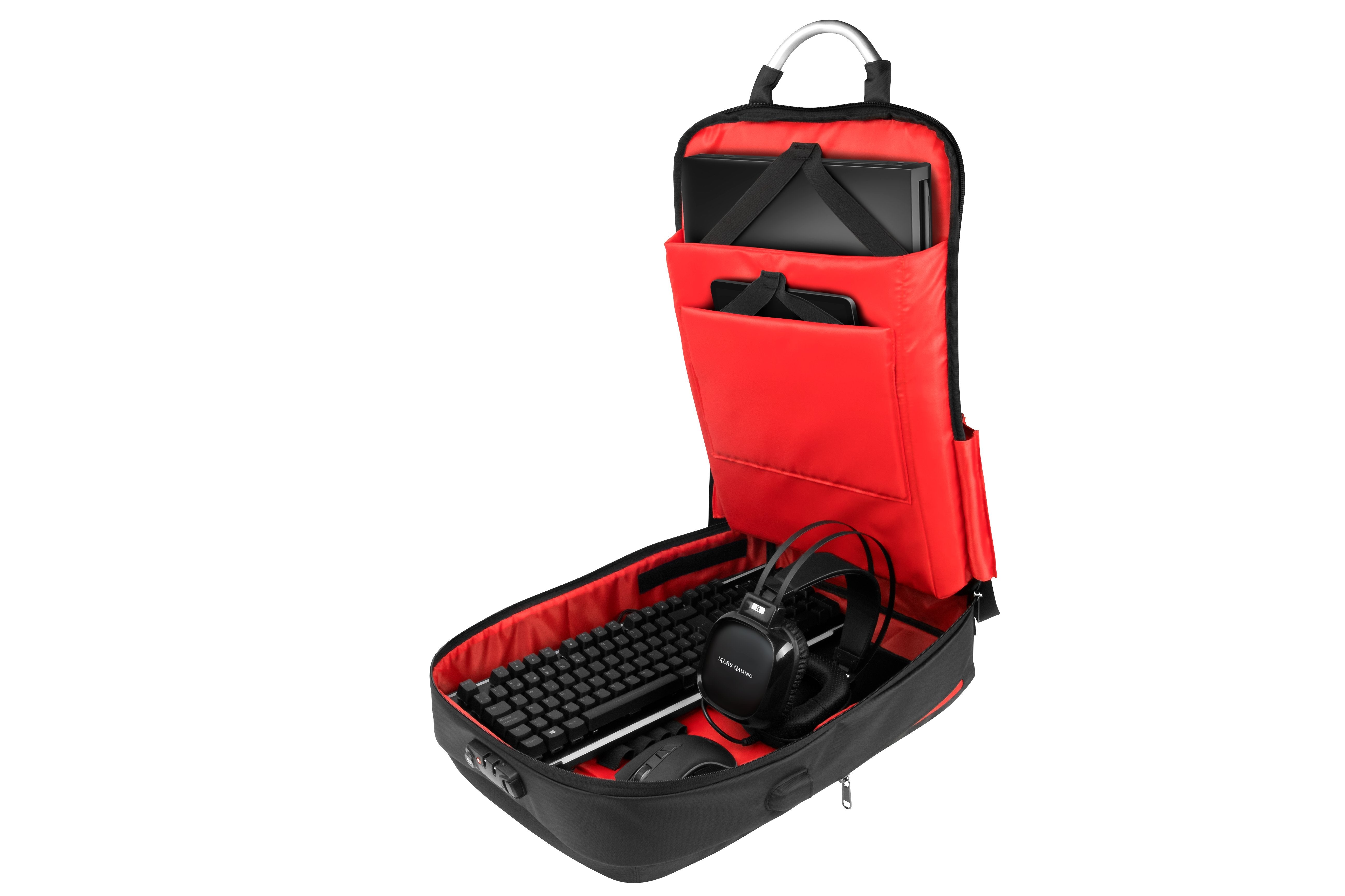 Mochila Mars Gaming Mb2 Para Portátil Hasta 17' Puerto Usb Antirrobo Impermeable