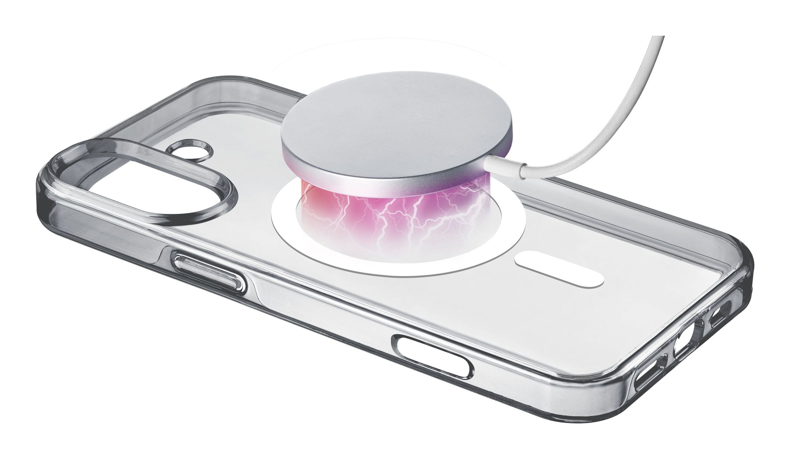 Cellularline Gloss Magsafe Case Mag Iphone 16 Transparent