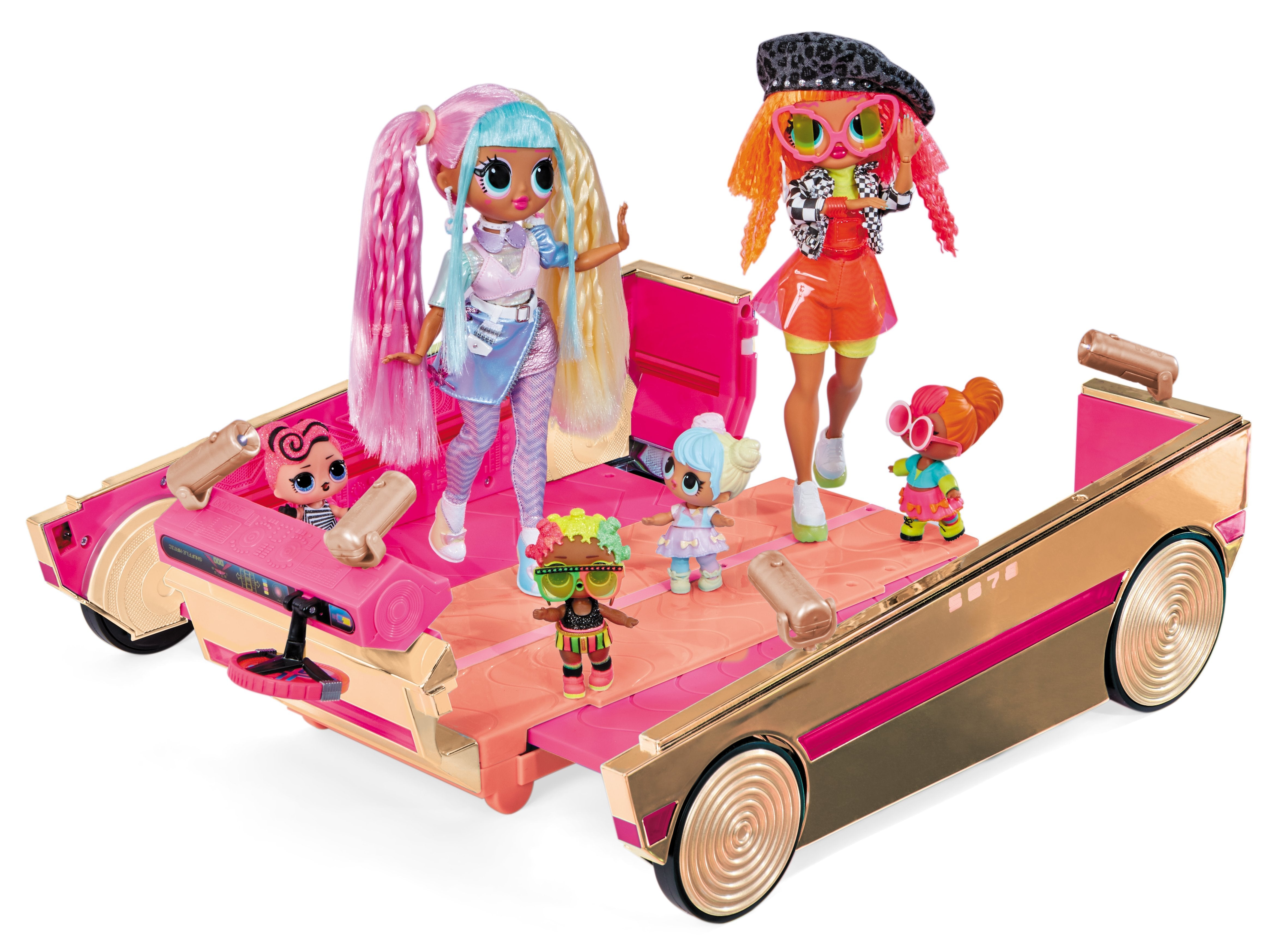 Mga Entertainment Vehículo De Juguete Lol Surprise 3-In-1 Party Cruiser 118305euc