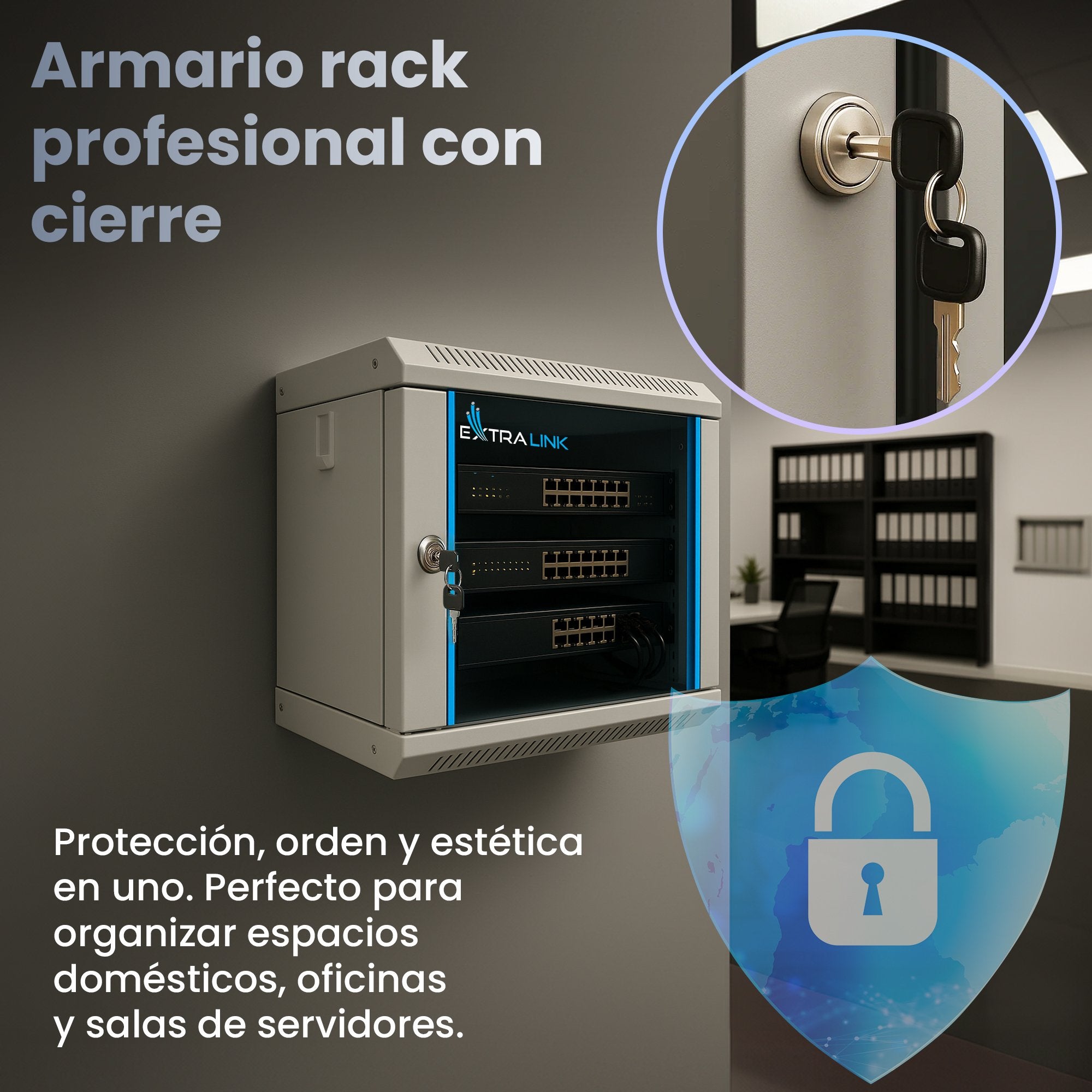 EAN 5903148914466 - Extralink EX.14466 armario rack Bastidor de pared imagen 12