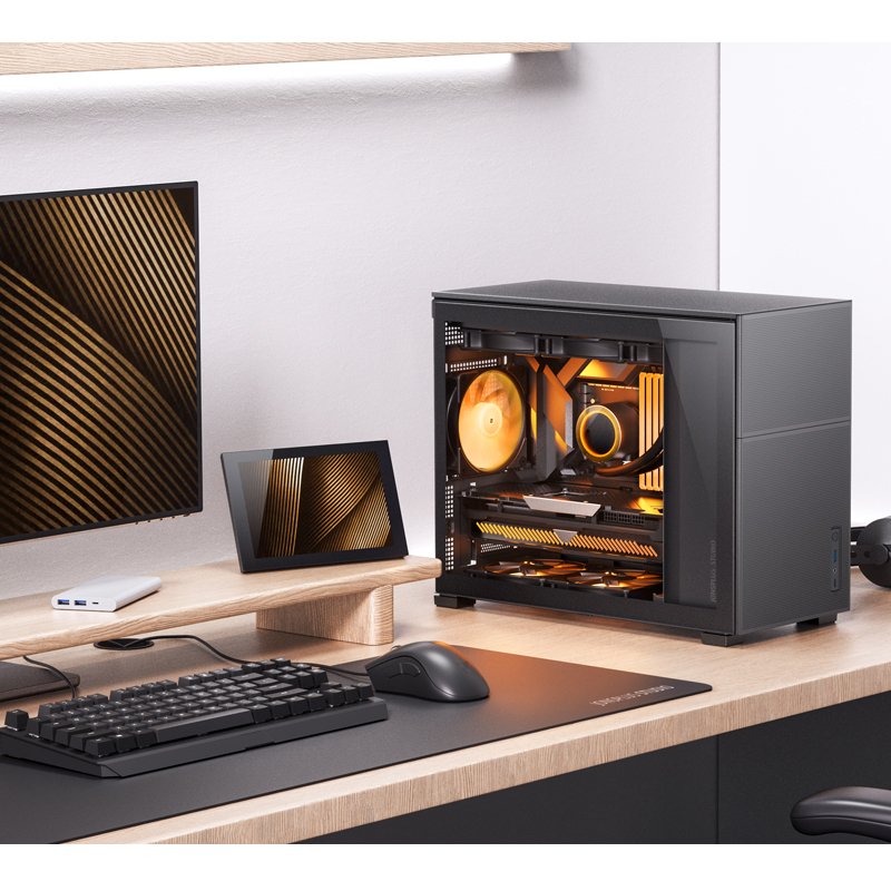 Jonsbo D31 Mesh Micro-Atx Gehäuse, Temperojo Glass - Negro