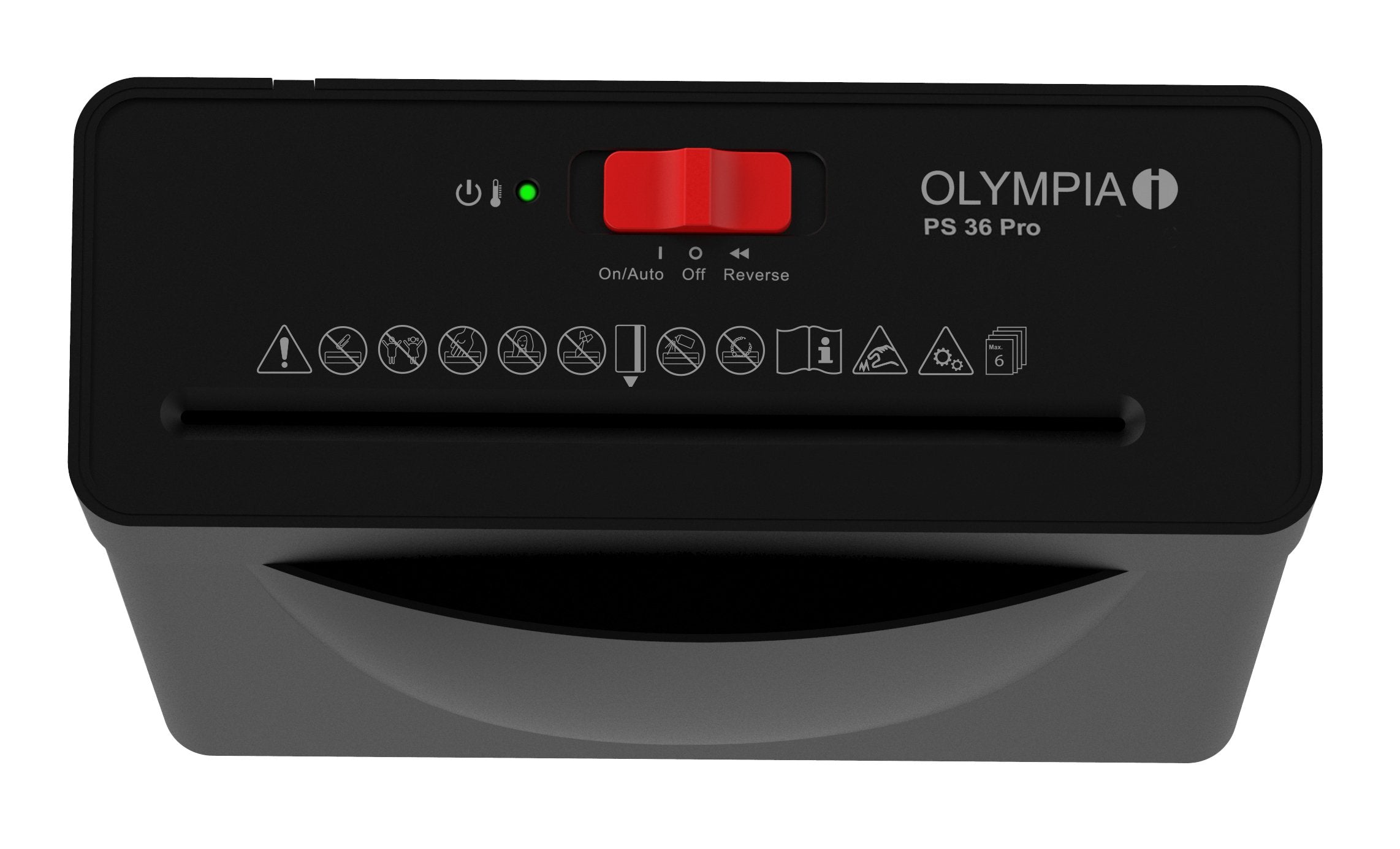 Olympia Aktenvernichter Ps 36 Pro Negro