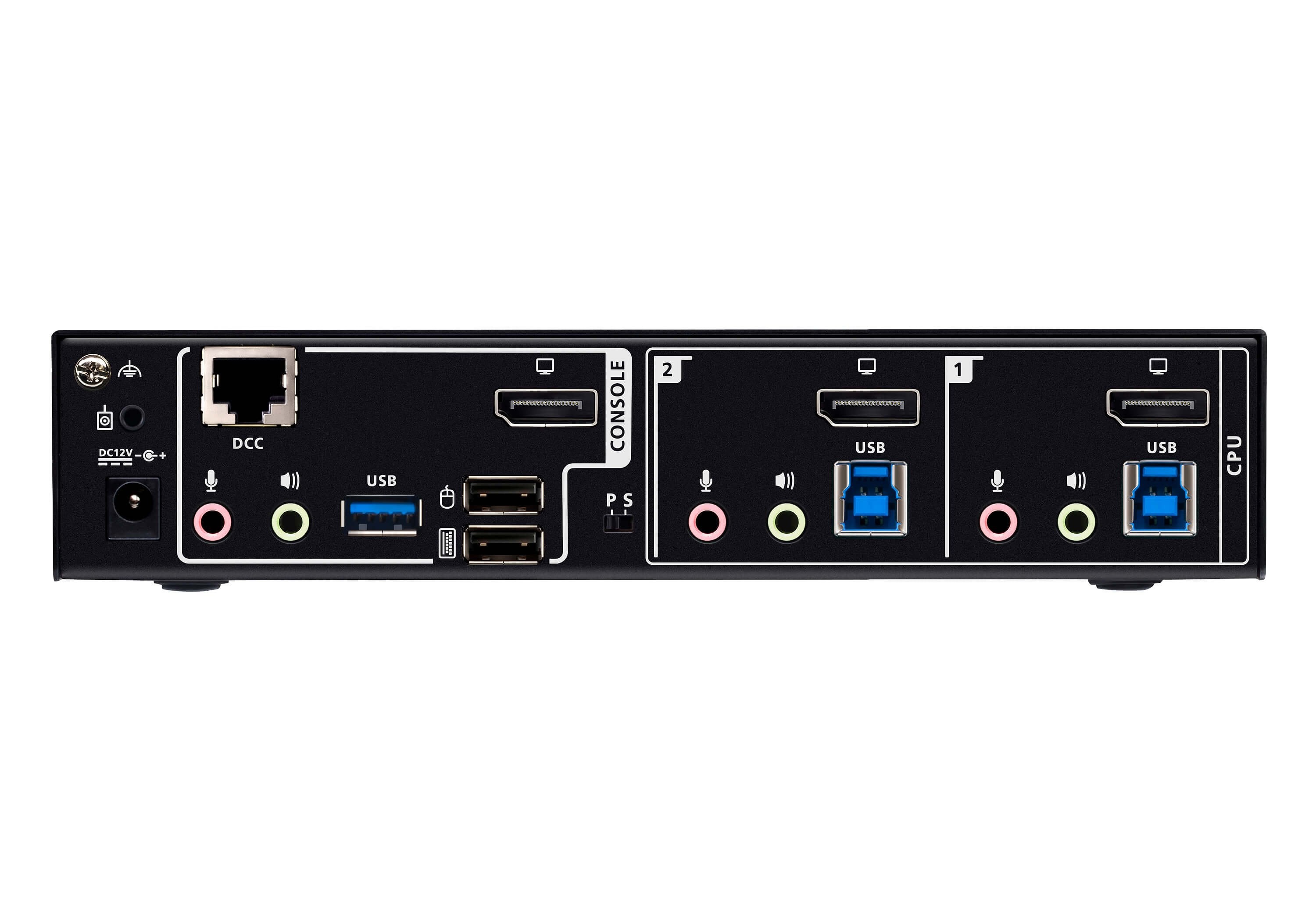 2-Port Usb 3.0 8k Dp Kvmp Switch