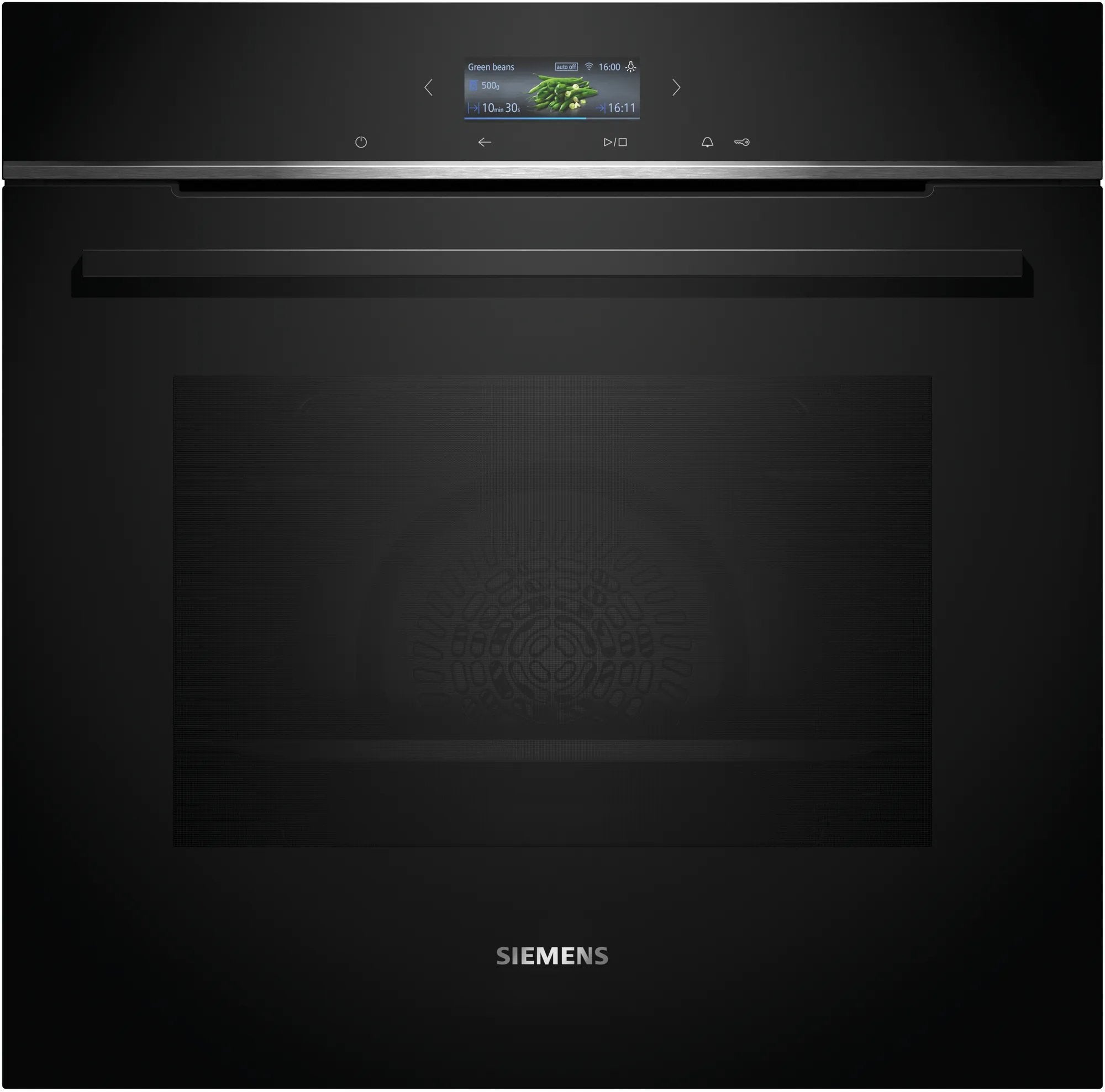 Siemens Hb774g1b1 Iq700, Horno Negro/Acero Inoxidable, 60 Cm, Home Connect Hb774g1b1