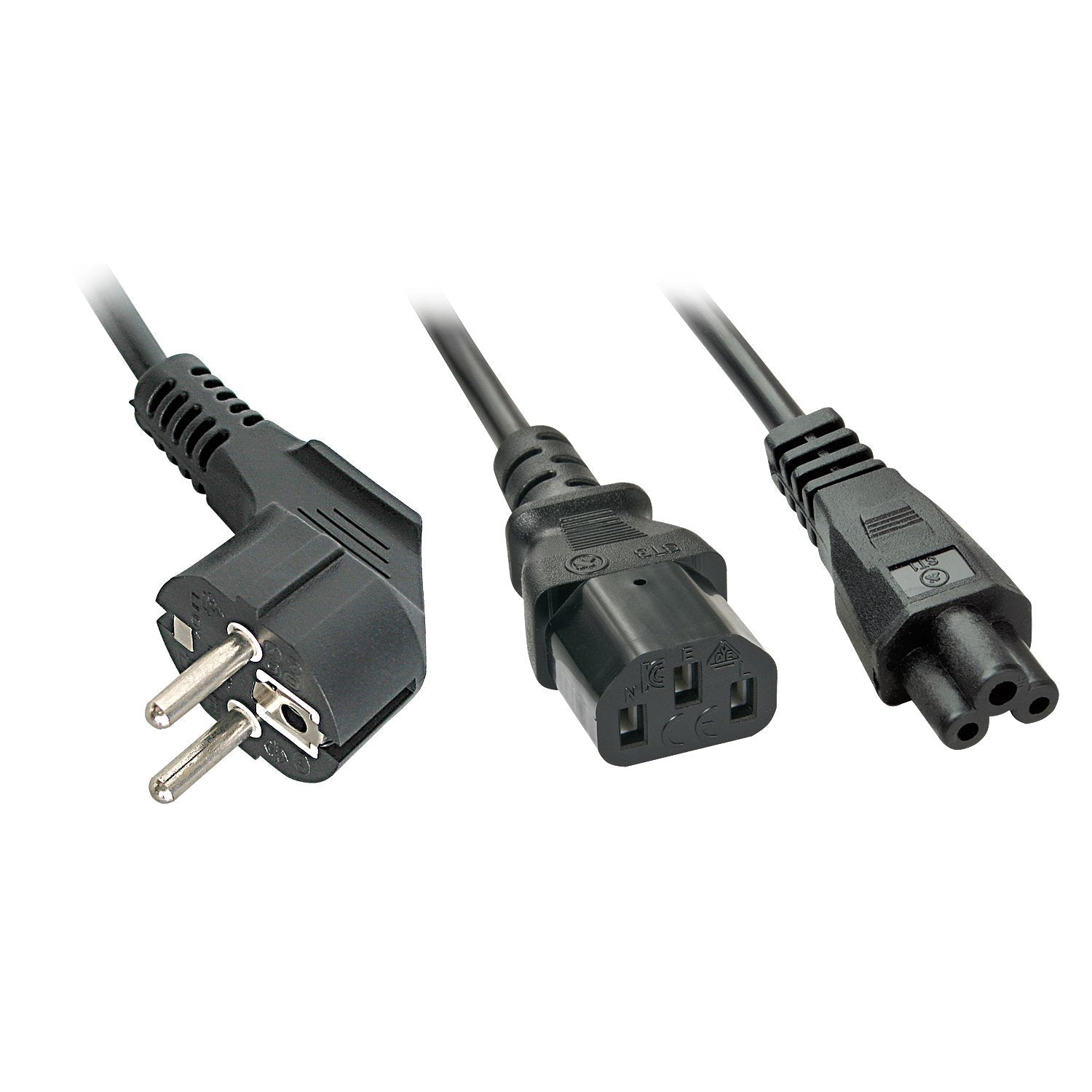 Lindy Cable En Y 2m Schuko A 1x Iec C13 Y 1x Iec C