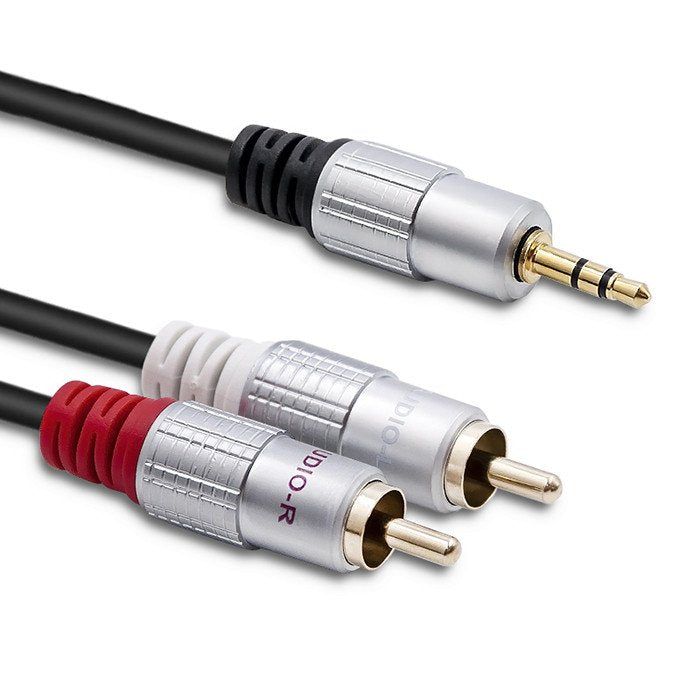 EAN 5901878523415 - Qoltec 52341 cable de audio 3 m 2 x RCA 3,5mm Negro imagen 1