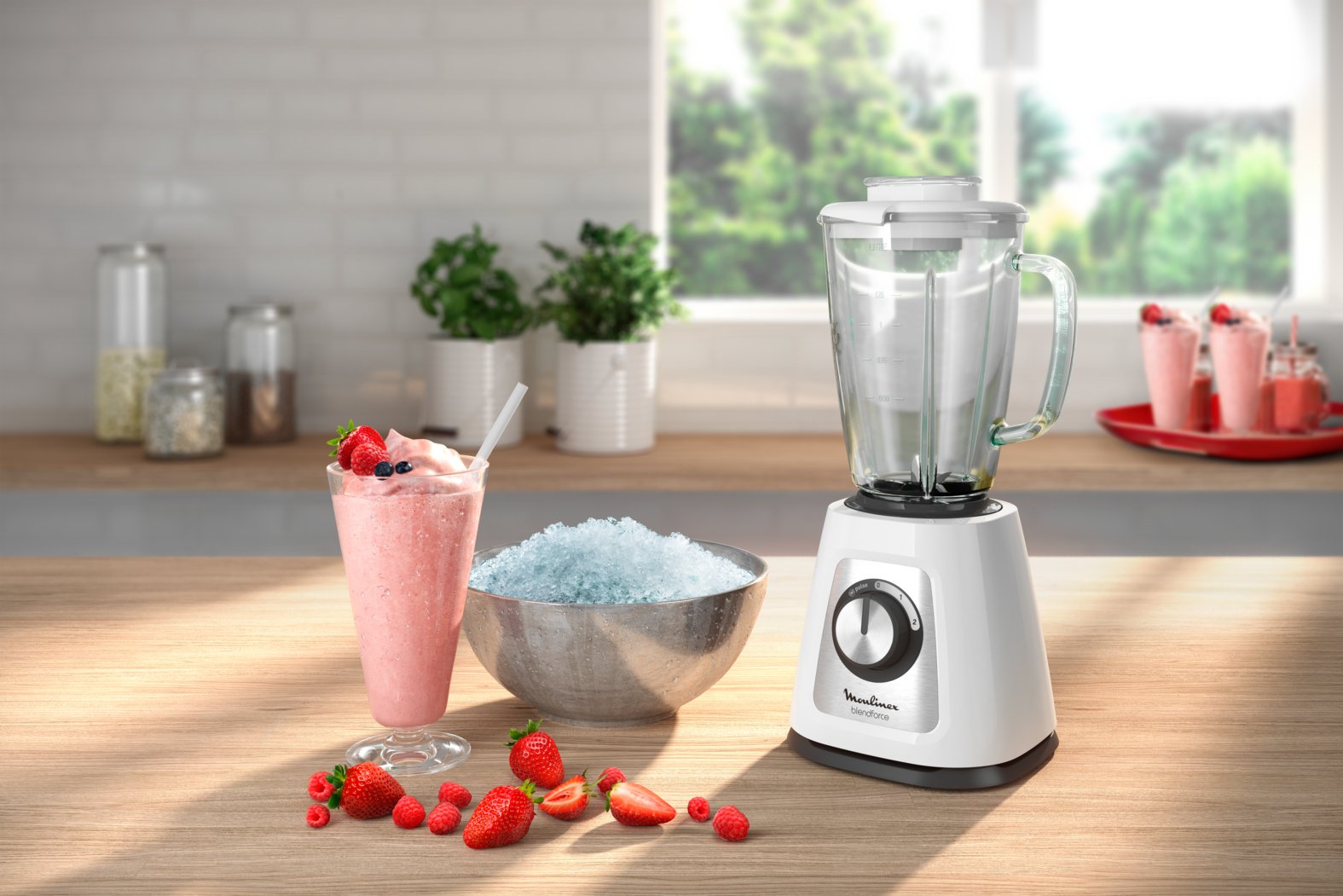 EAN 3016661152566 - Moulinex LM430 1,75 L Batidora de vaso 800 W Blanco imagen 6