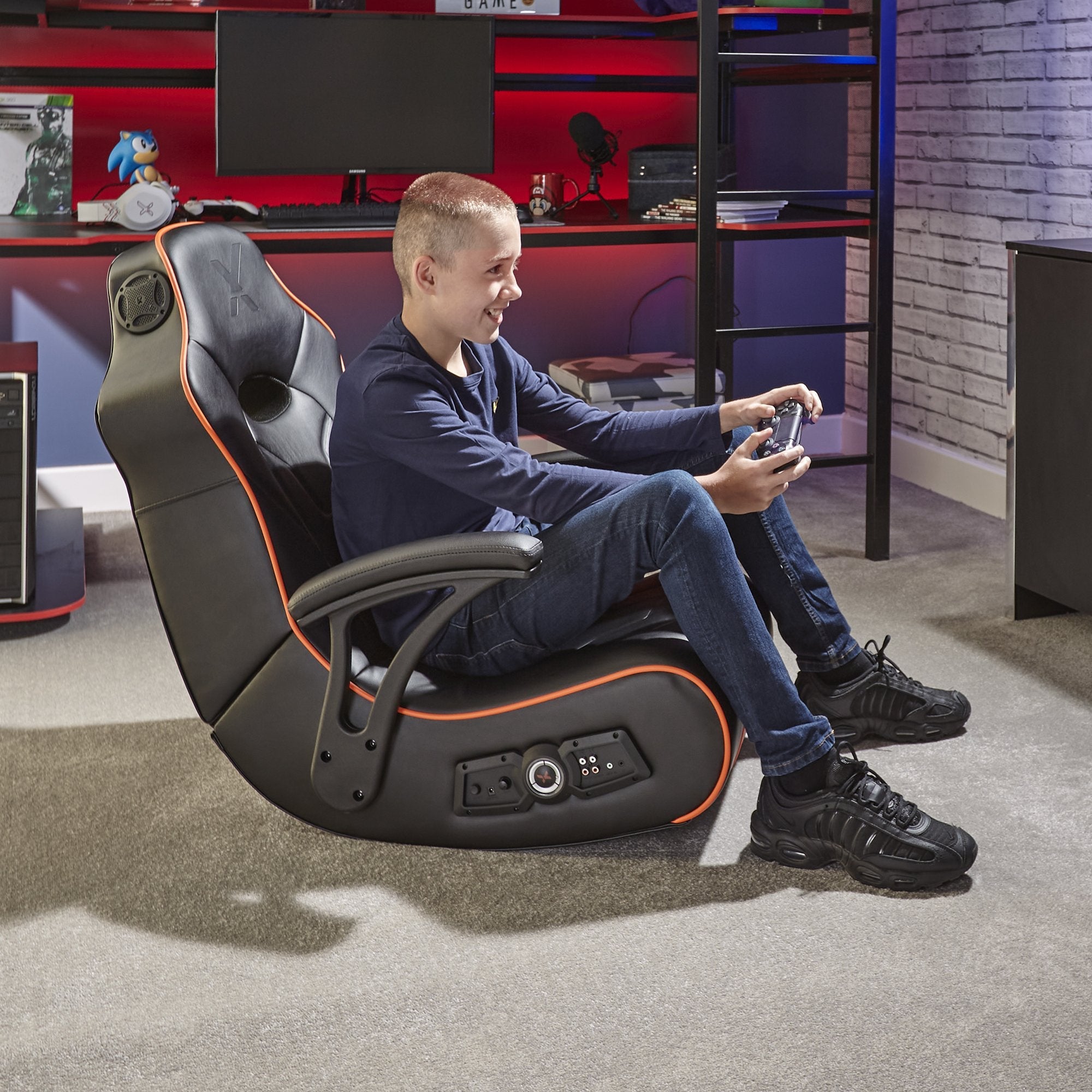 EAN 94338200027 - X Rocker G-Force Silla gaming Negro, Naranja imagen 7