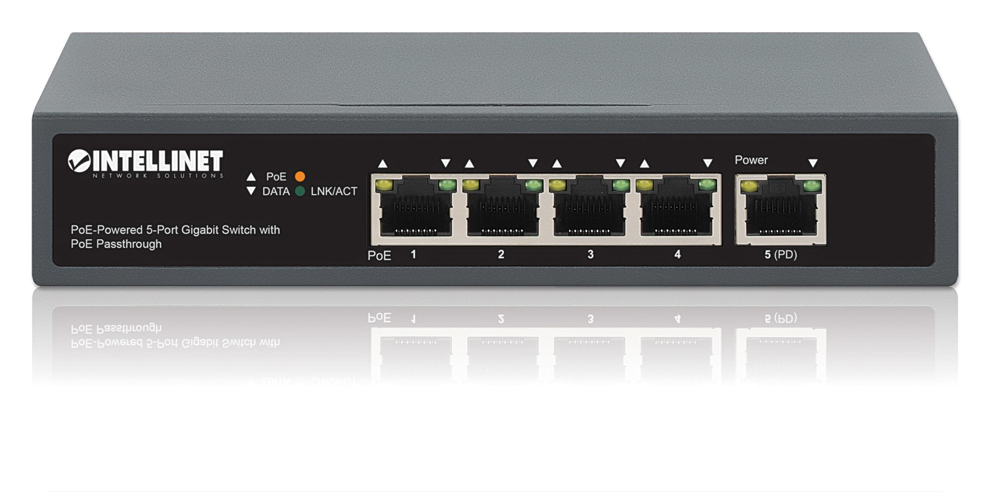 EAN 0766623561808 - Intellinet 561808 switch Gigabit Ethernet (10/100/1000) Energía sobre Ethernet (PoE) imagen 5