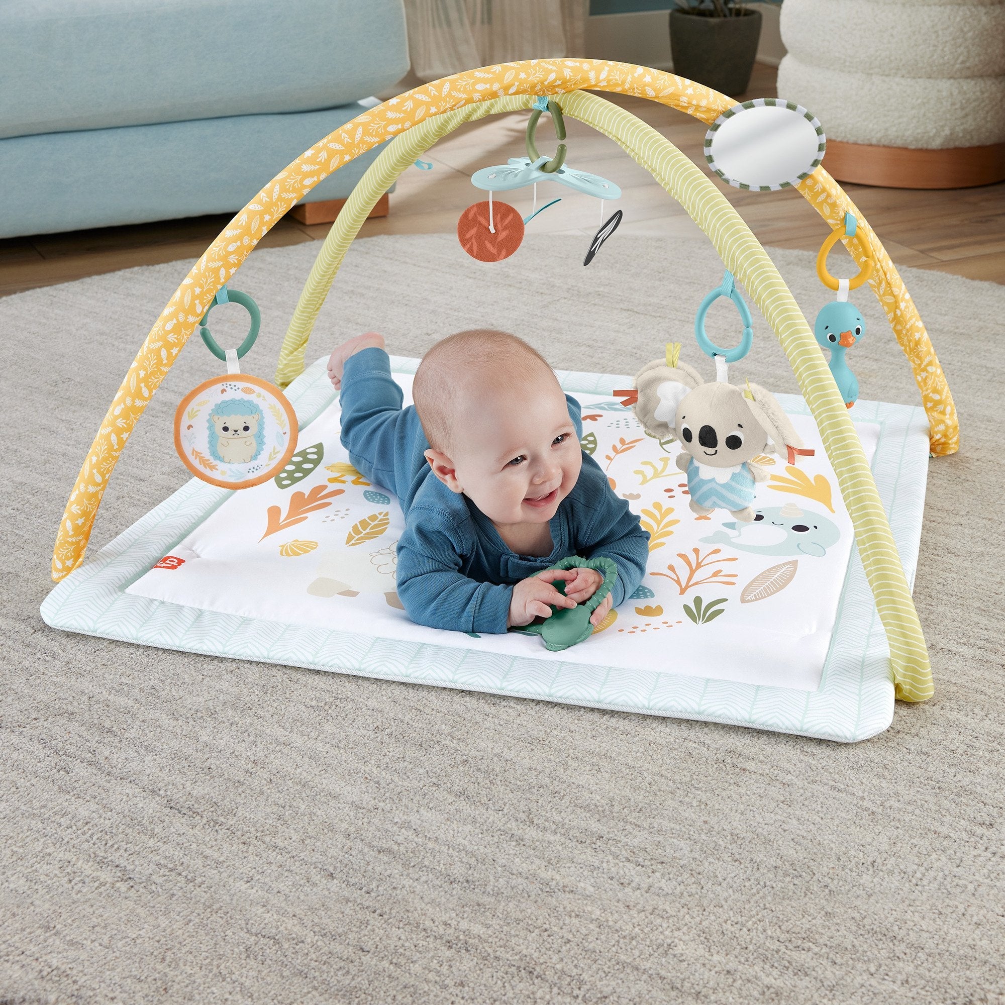 EAN 0194735171385 - Fisher-Price HRB15 gimnasio para bebé y tapete de juego Tela, Plástico Multicolor Gimnasio para bebés imagen 3