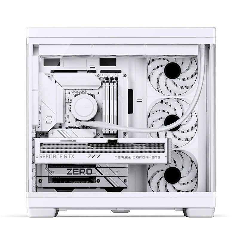 Jonsbo Tk-4 Carcasa, Midi-Tower, Atx, Tempered Glass - Blanco