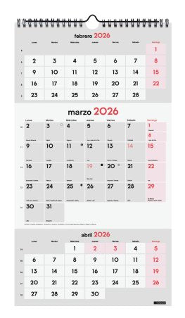 EAN 8422952407508 - Finocam 781580026 calendario imagen 3