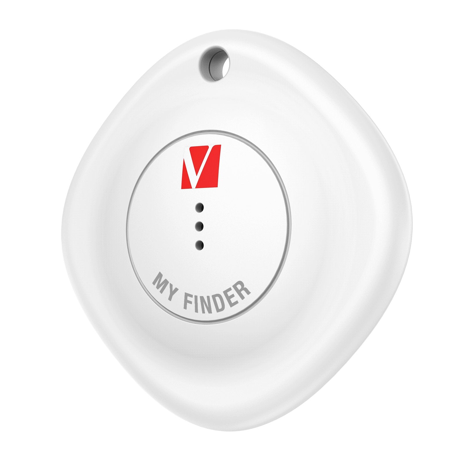 Localizador Verbatim My Finder Bluetooth Tracker Myf-02 Compatible Con Apple Incluye Llavero Y Pila Negro Y Blanco Pack De 2