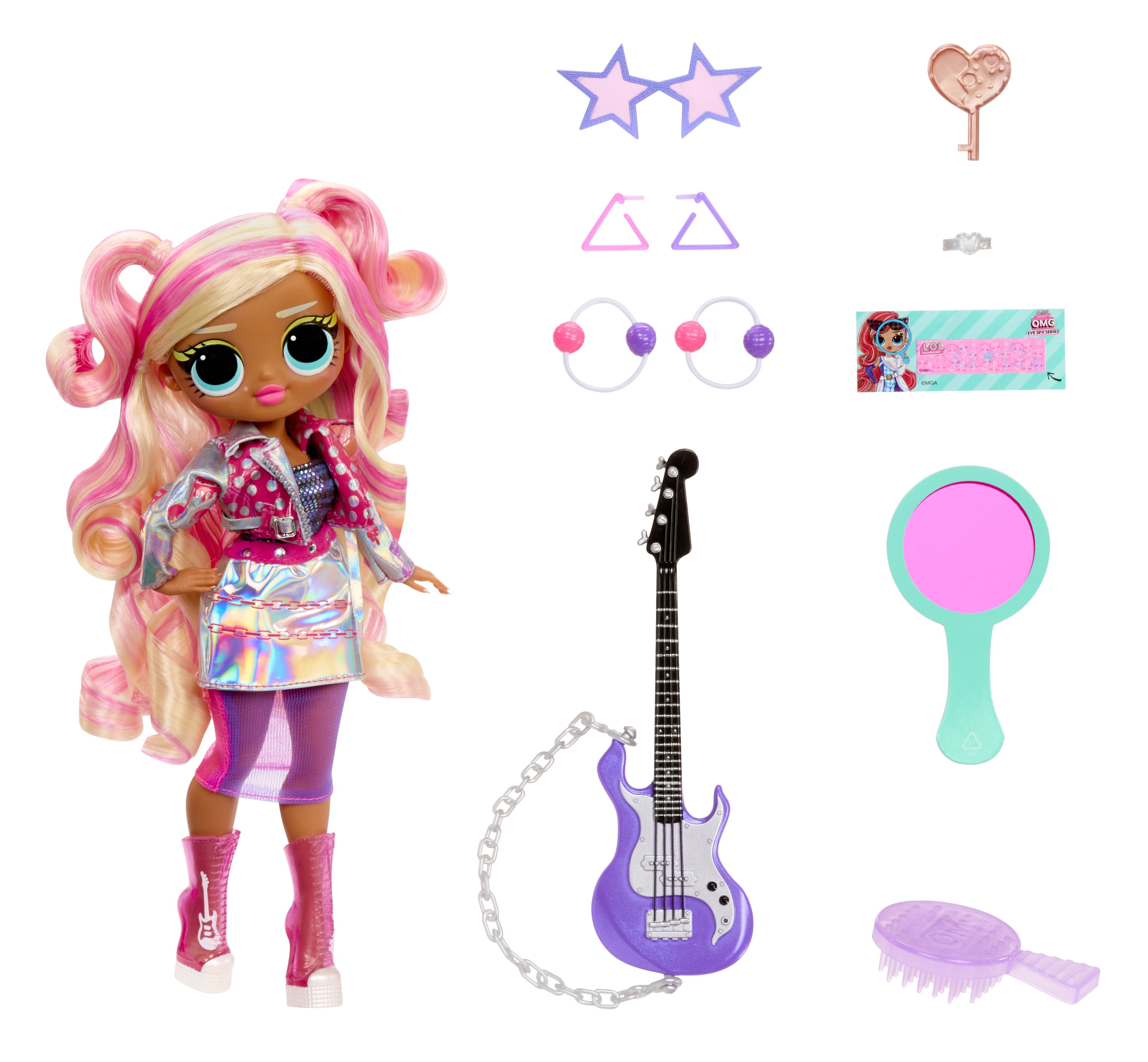 Lalka L.O.L. Surprise Omg Eye Spy, Rockstar