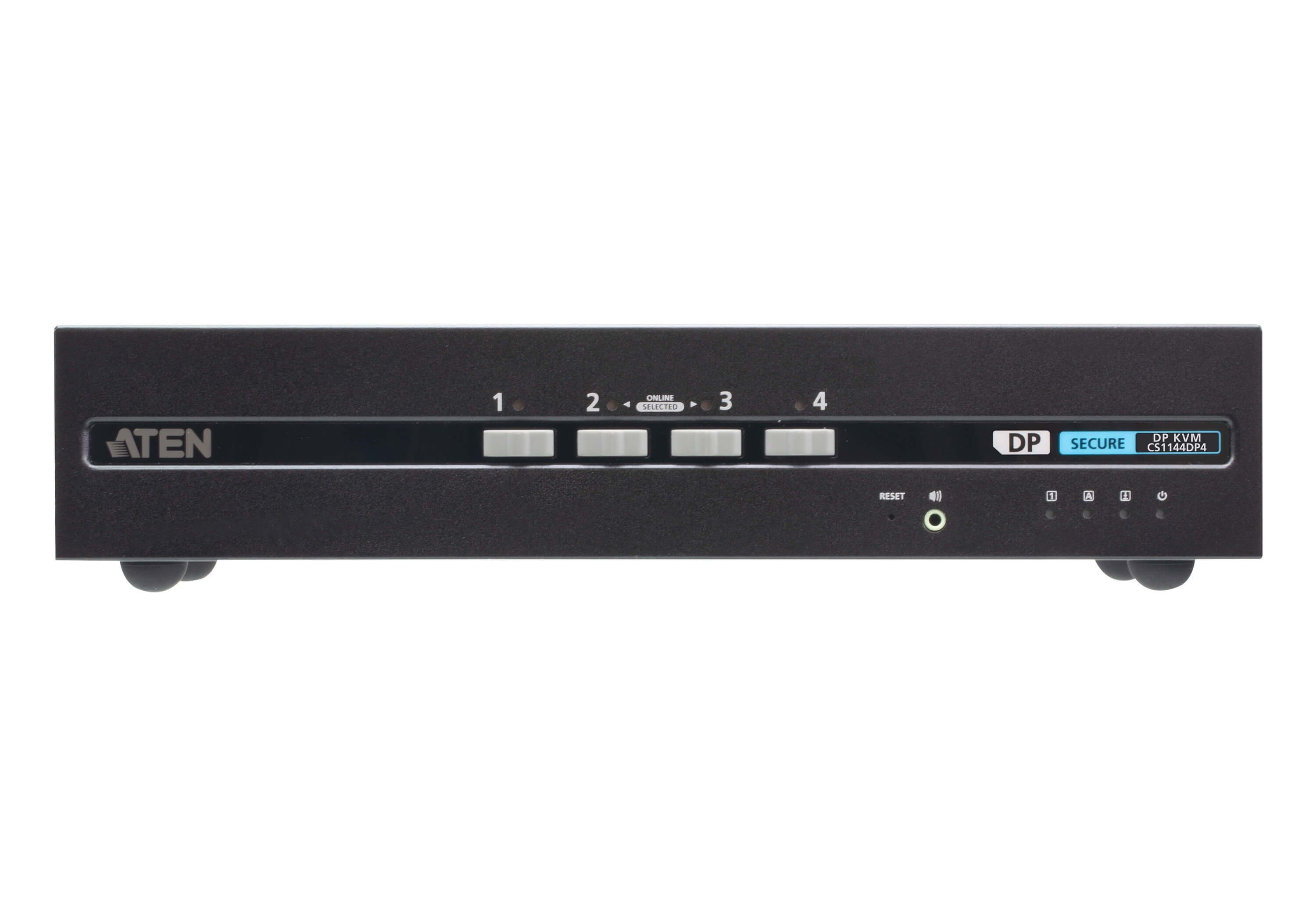 Switch Kvm De Seguridad Avanzada Displayport Dual Display Usb De 4 Puertos (Compatible Con Psd Pp V4.0)