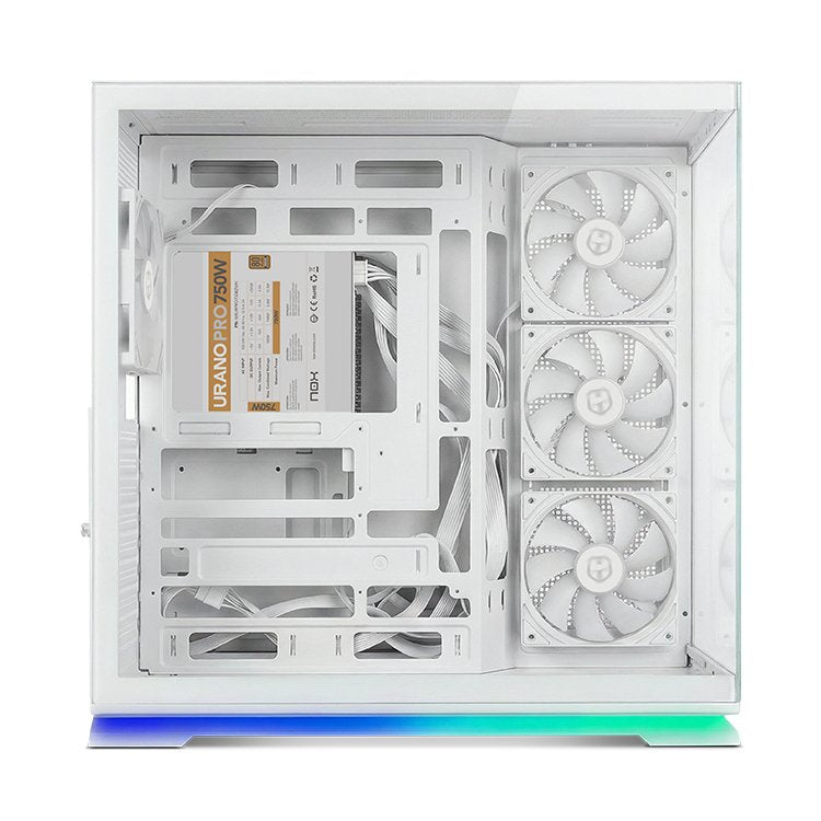 Caja Pc Nox Atx Semitorre Hummer Galaxy Argb Blanca