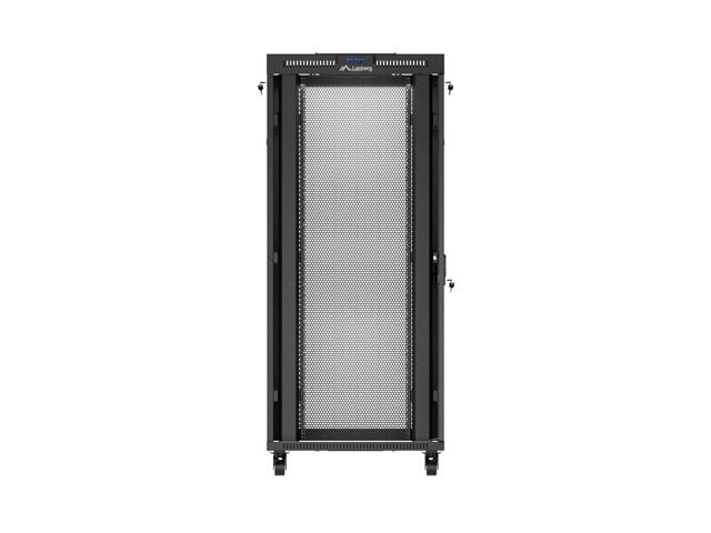 Lanberg Rack Cabinet 19 Free-Standing 37u 800x800 Flat Pack Mesh Door Lcd Black