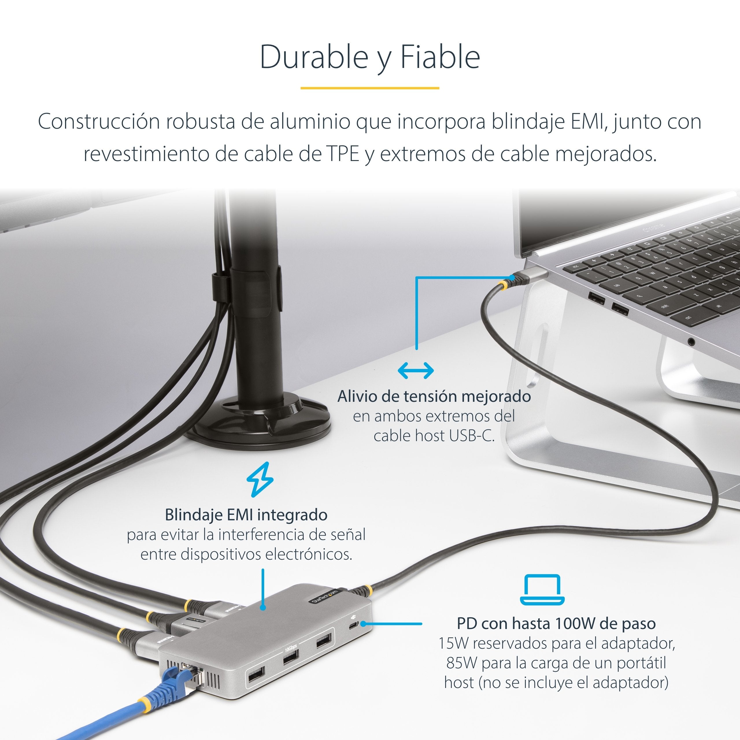 EAN 0065030896078 - StarTech.com 117B-USBC-MULTIPORT base para portátil y replicador de puertos Alámbrico USB 3.2 Gen 2 (3.1  imagen 14
