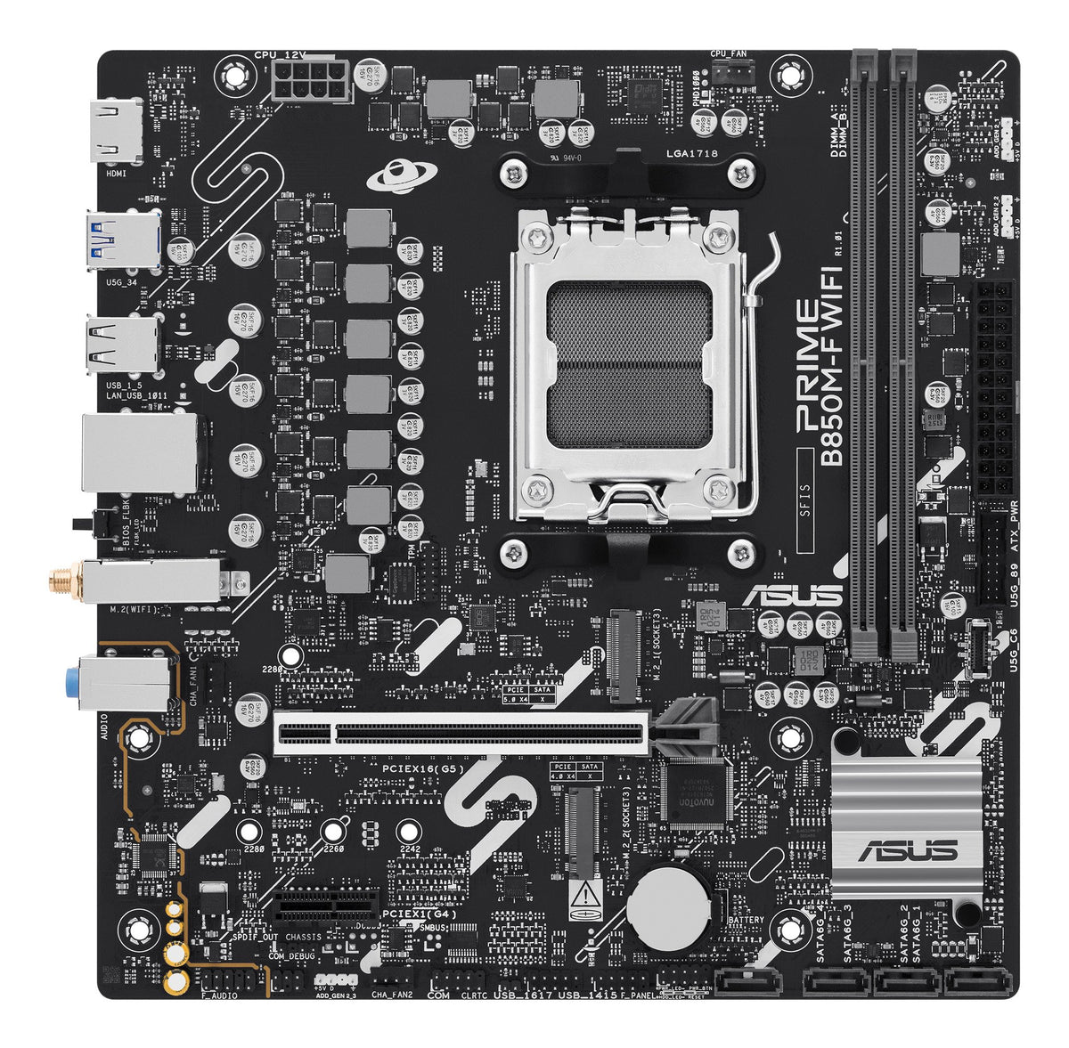 EAN 4711636260176 - ASUS PRIME B850M-F WIFI AMD B850 Zócalo AM5 micro ATX imagen 1