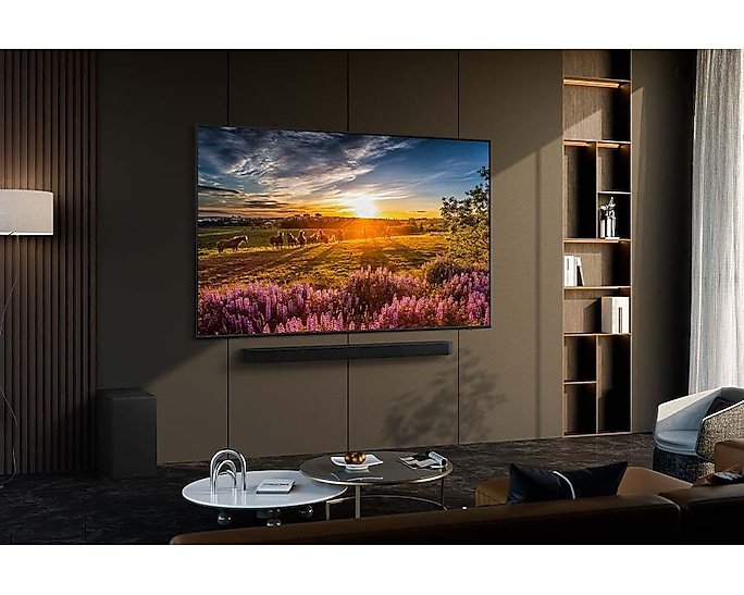 Televisor  Samsung Q67d 43q67dauxxh  109,2 Cm (43") 4k Ultra Hd Smart Tv Wifi Gris, Titanio