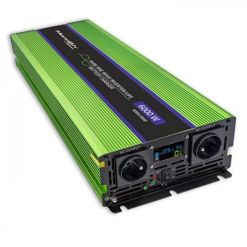 EAN 5901878519456 - Qoltec Monolith adaptador e inversor de corriente Auto 6000 W Verde imagen 1