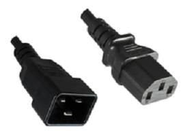 Microconnect C13/C20, 2 M Negro C13 Acoplador C20 Acoplador