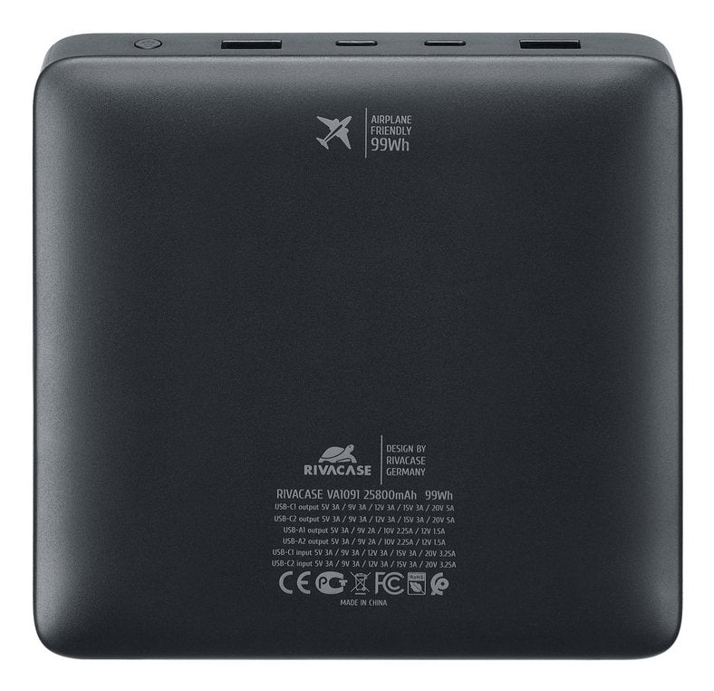 EAN 4260709016344 - Rivacase Turbo Polímero de litio 25800 mAh Negro imagen 14