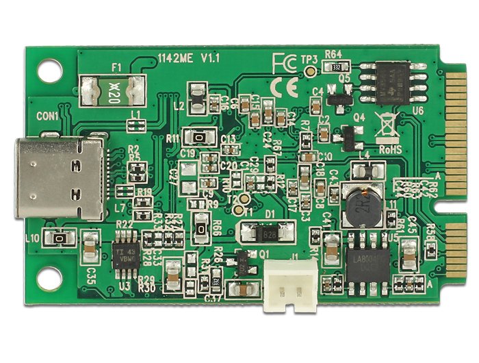 Mini Pcie I O Pcie Full Size 1 X Usb Type-C 3.1 Gen 2 Buchse
