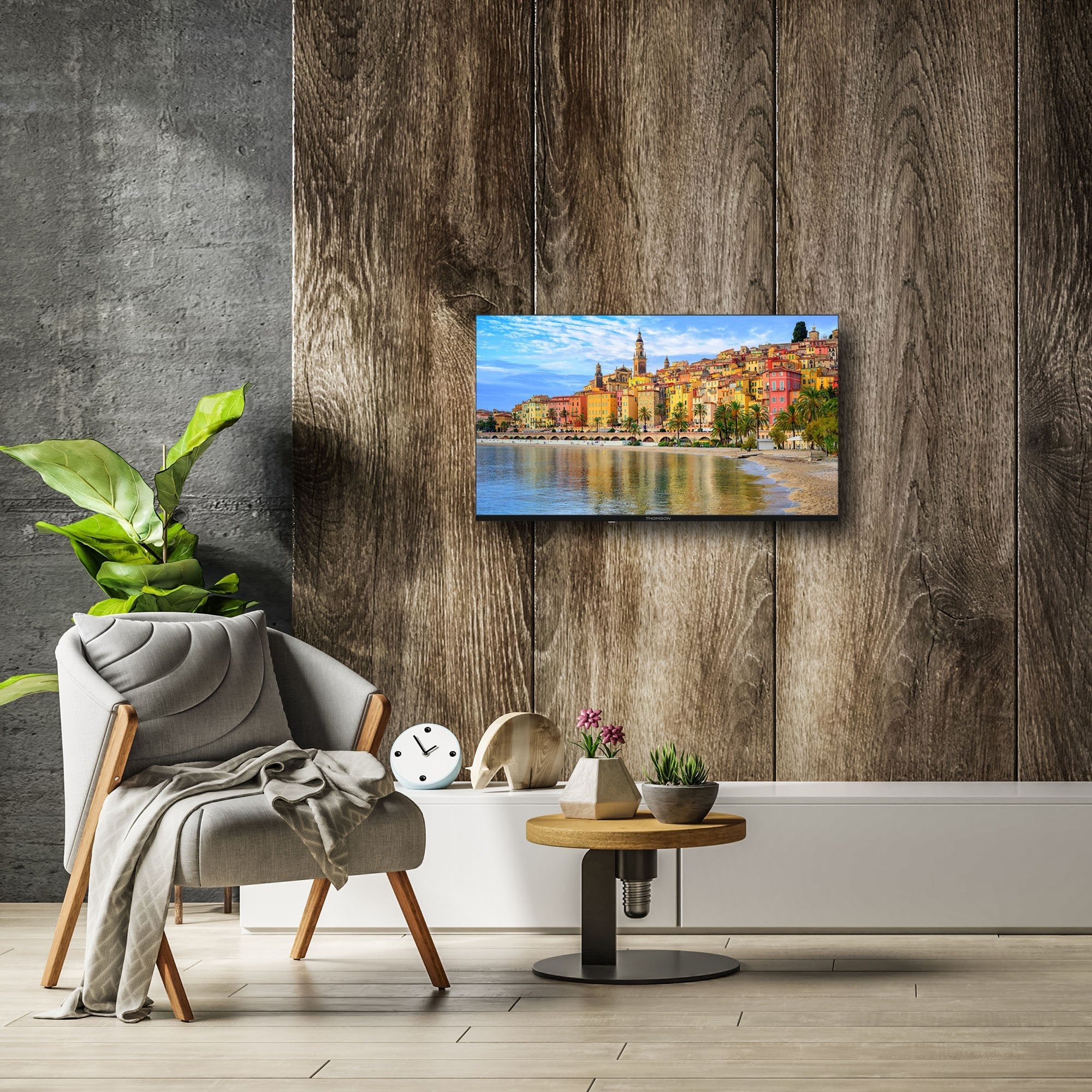 Televisor 40" Thomson 40fg2s14 Fhd 1920x1080 Google Tv 12 3xhdmi 2xusb Bt Wifi Vesa 200x200