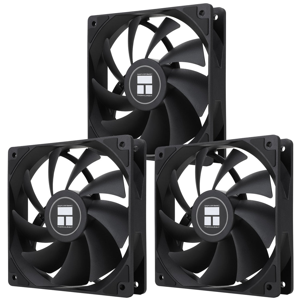 Ventilador Thermalright Tl-C12c Pwm Negro 120mm (Pack 3)